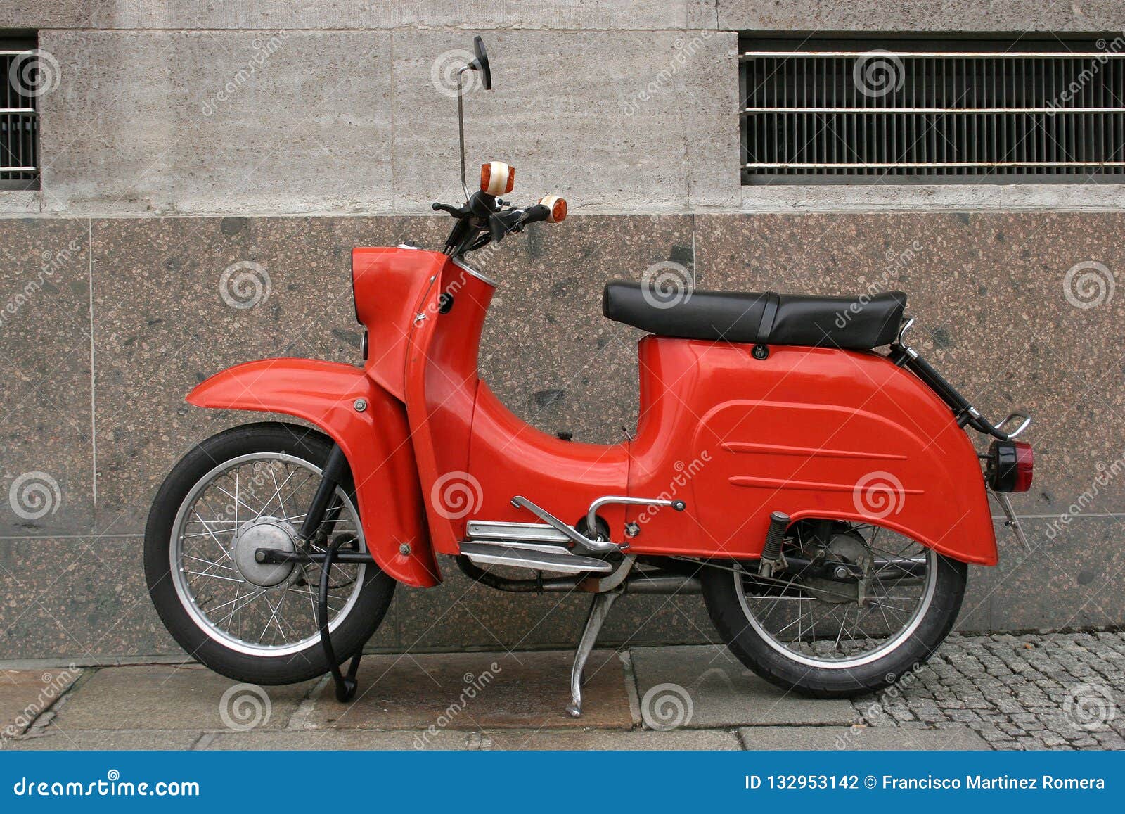 old motorcycle of the old ddr