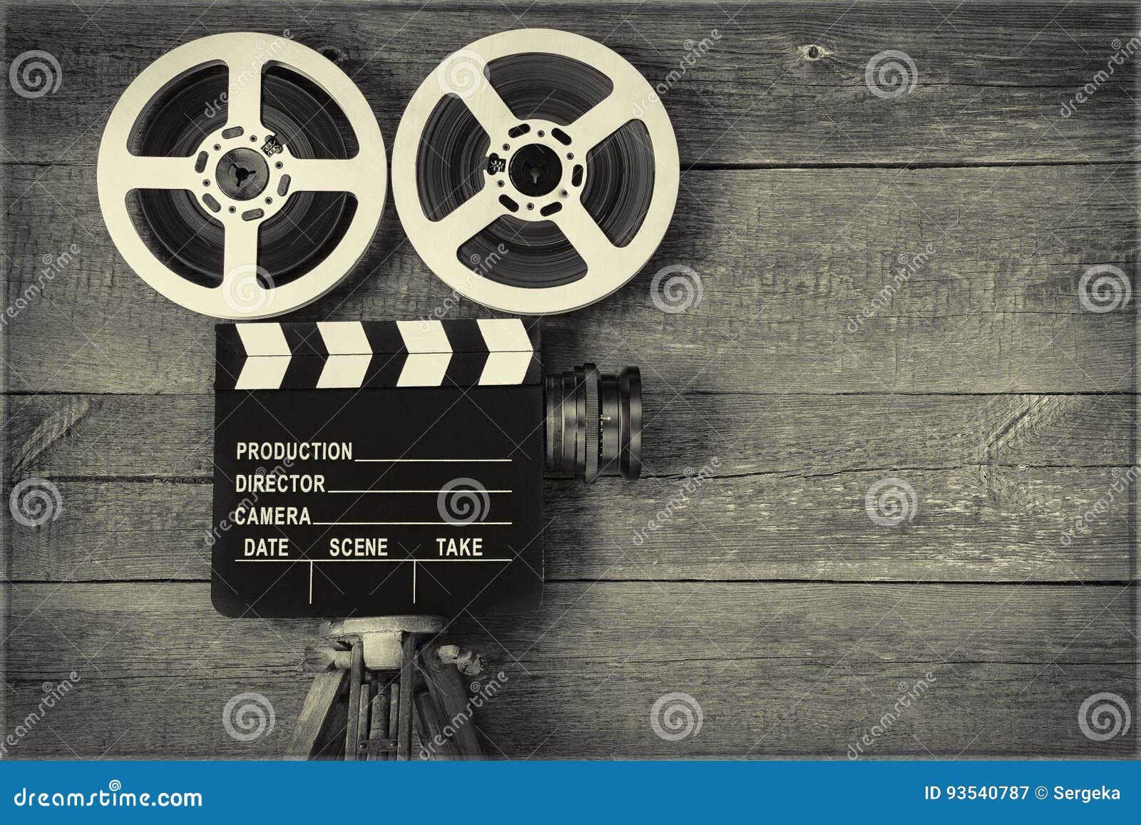 Old movie camera stock image. Image of obsolete, background - 93540787