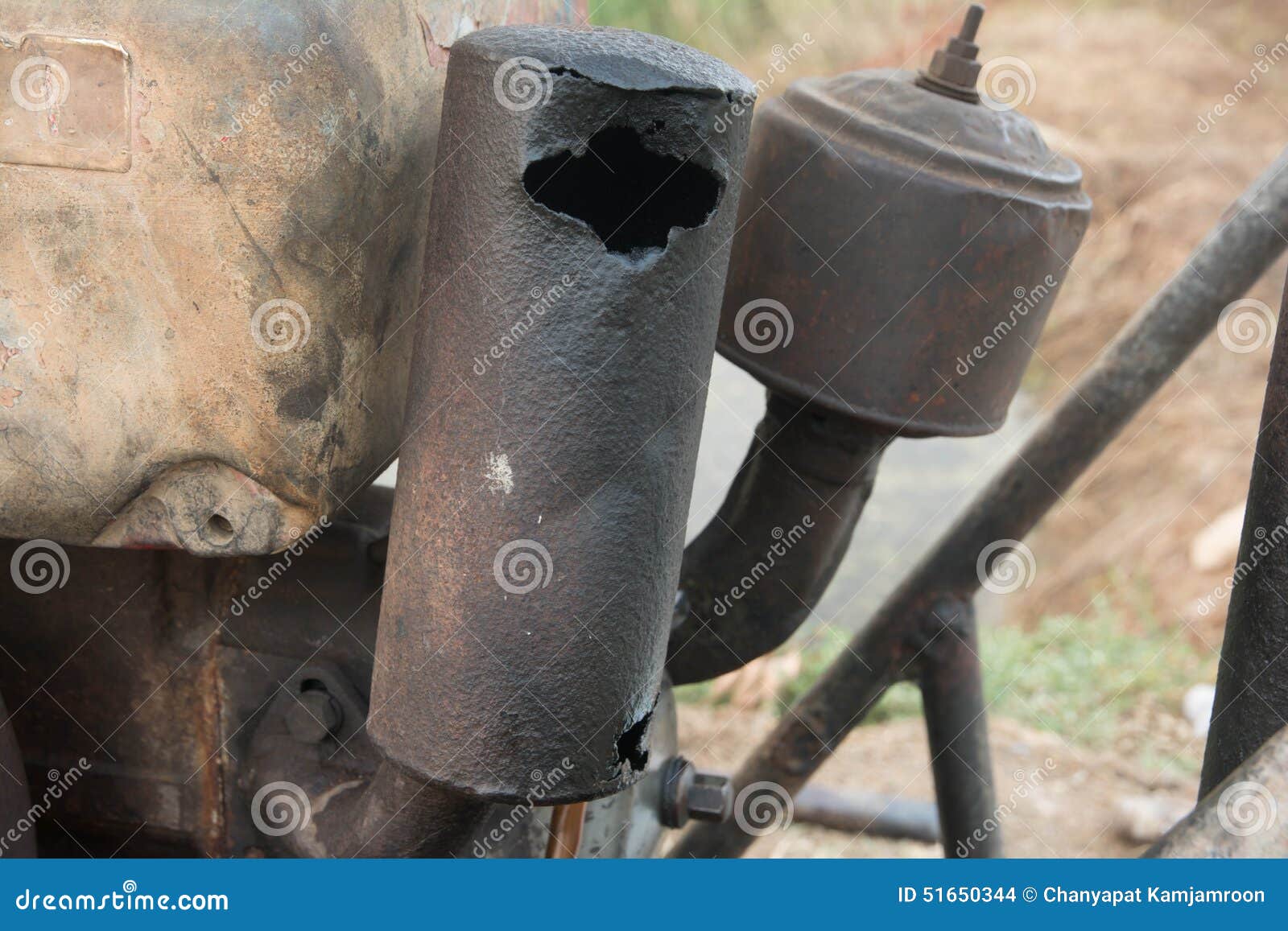Old Muffler stock photo. Image of background, turbo, power 51650344