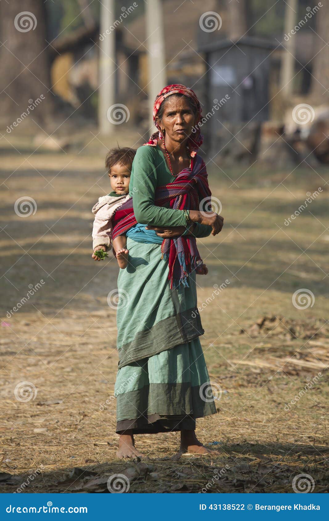 Nepali Man Wearing The Traditional Hat Editorial Photo 42931237