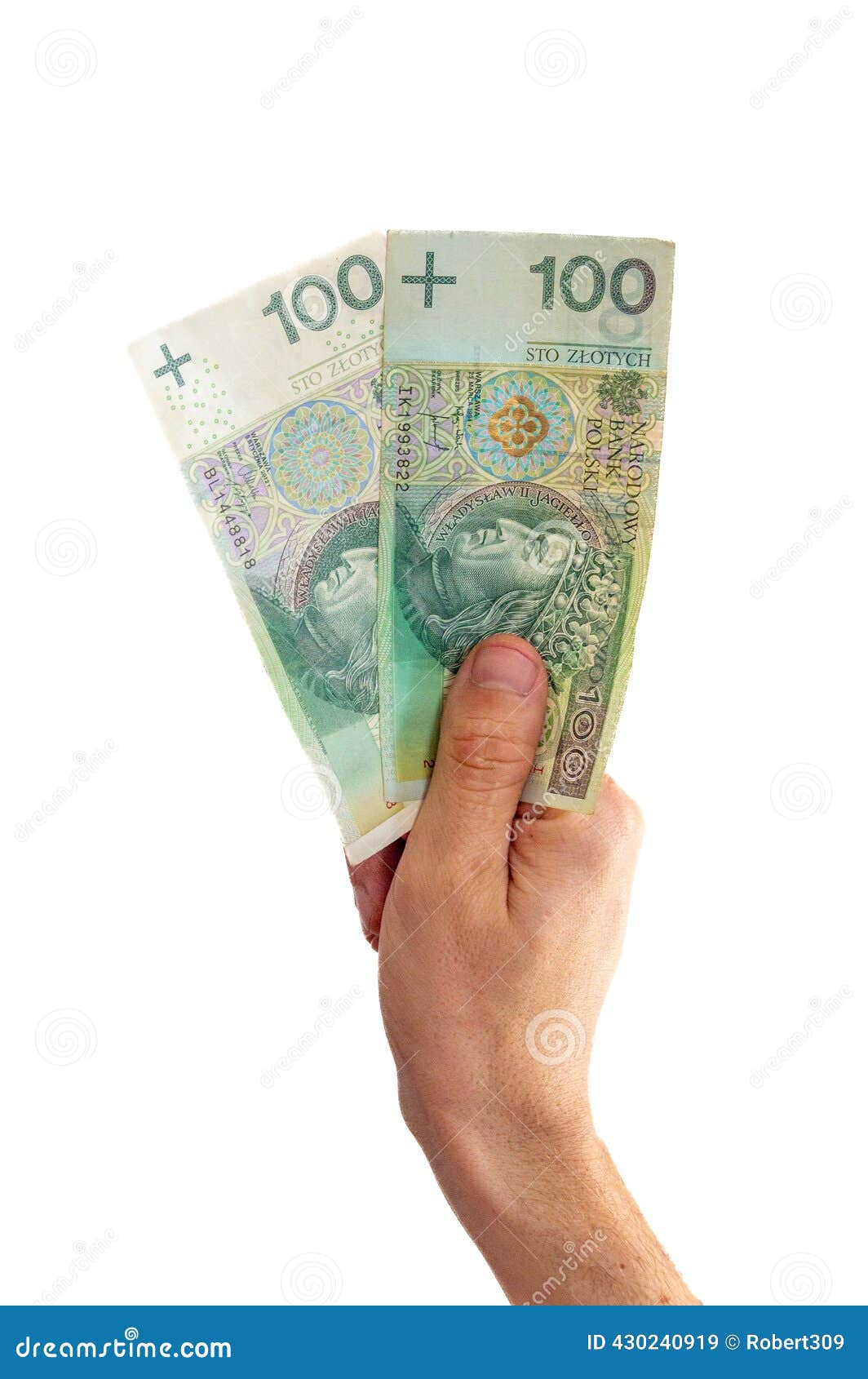 Old and New One Version of 100 PLN Banknote in Hand Stock Image - Image of  savings, inflation: 430240919
