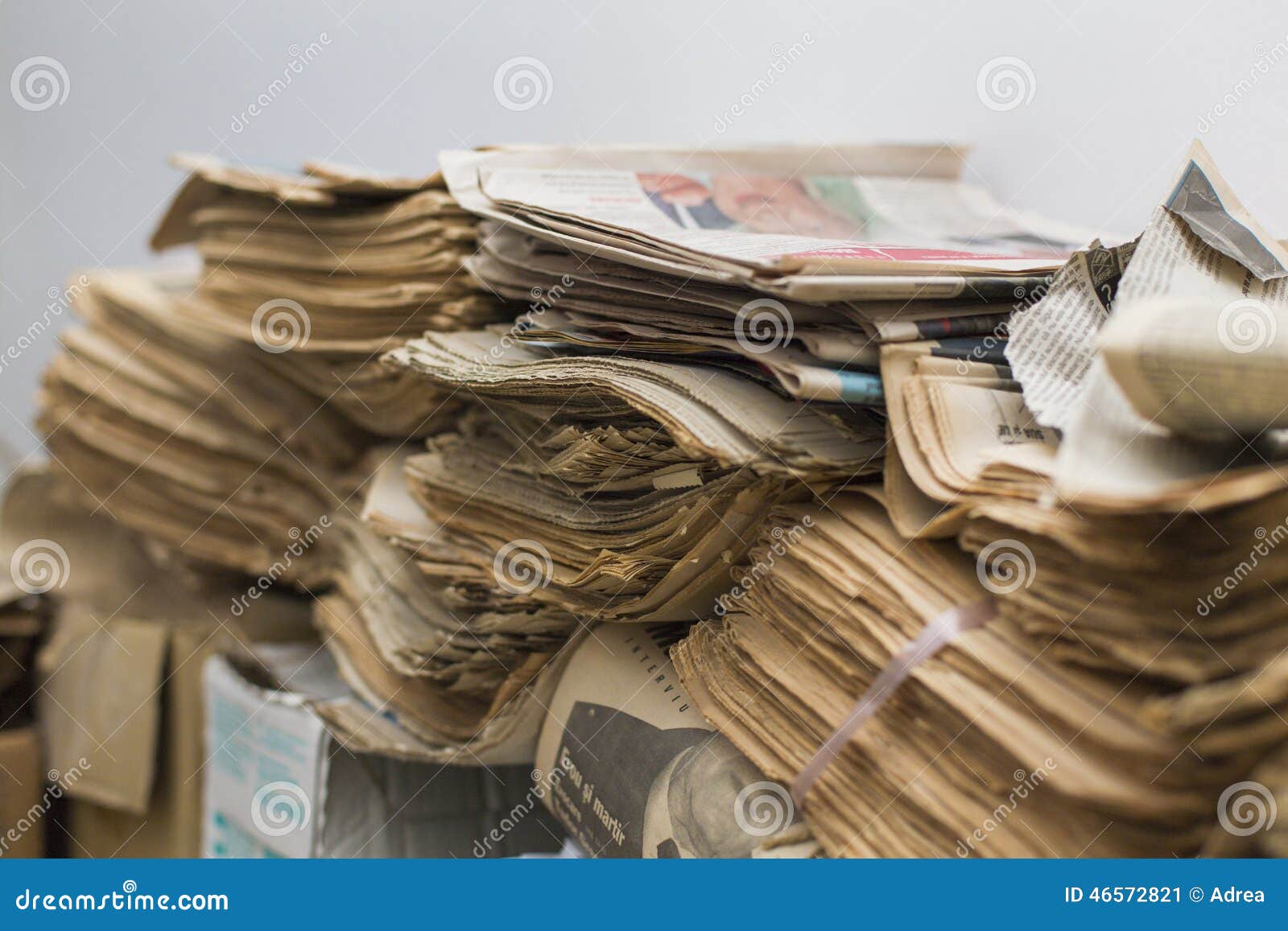 Stacks of Old Newspapers in a Library Editorial Photo Image of stack