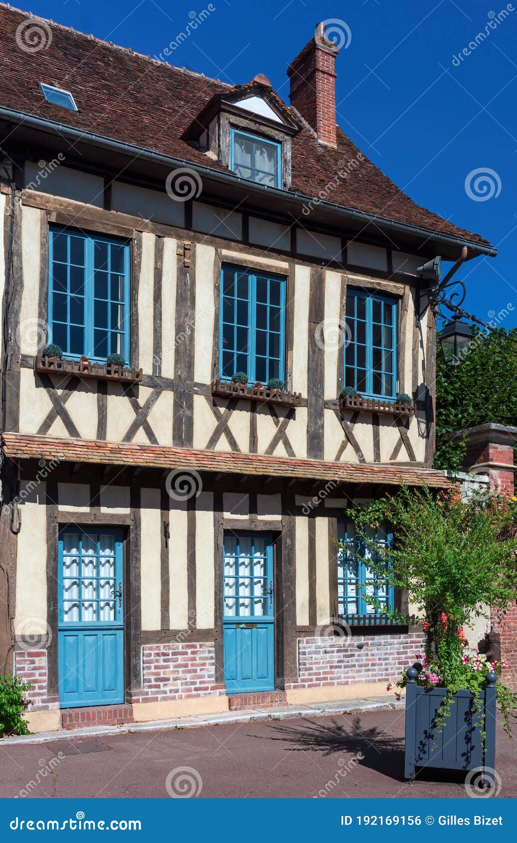 Old Norman House in Lyons La Foret Stock Photo - Image of city, decoration:  192169156