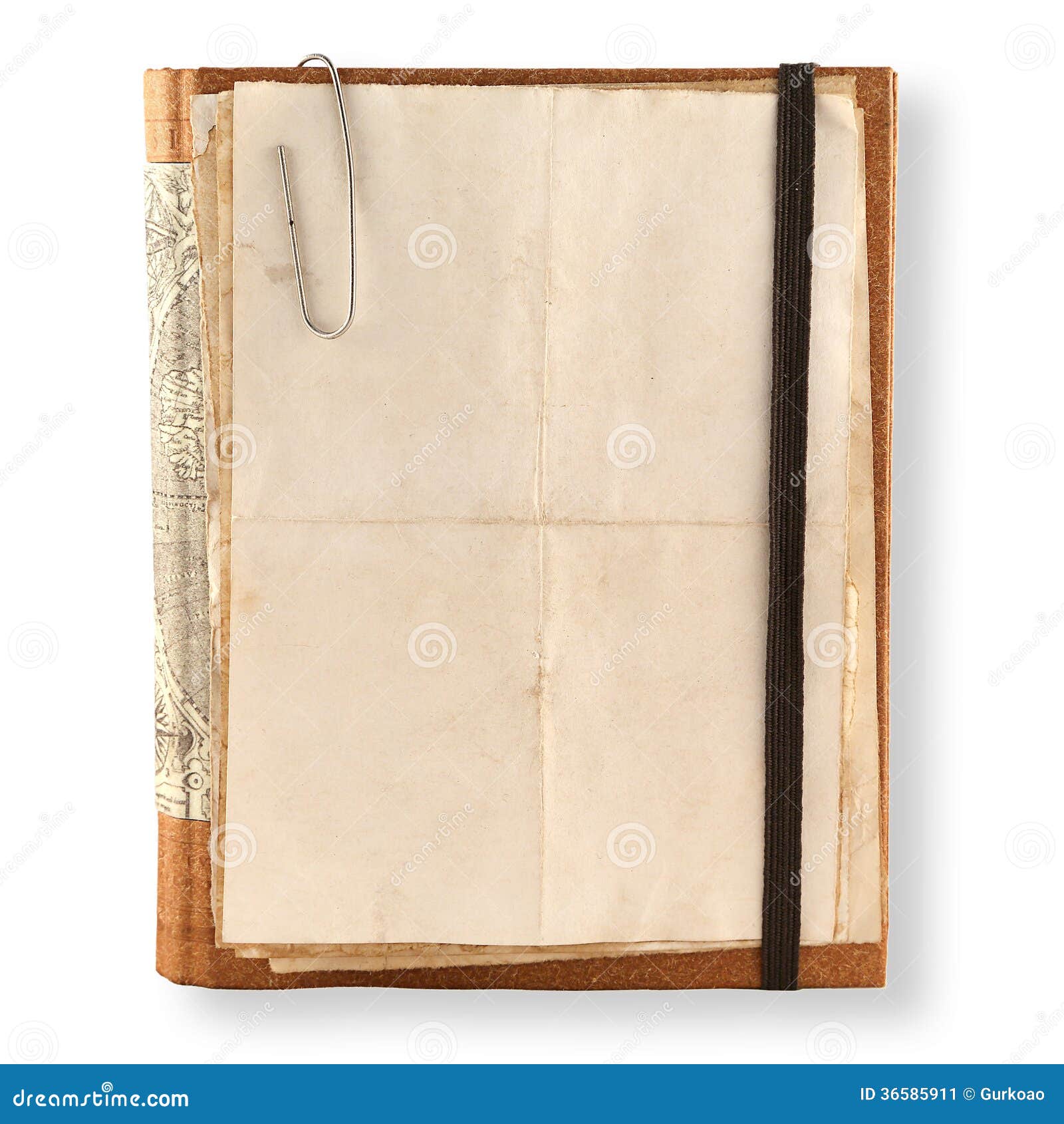 Old notebook on a white stock image. Image of notebook - 36585911
