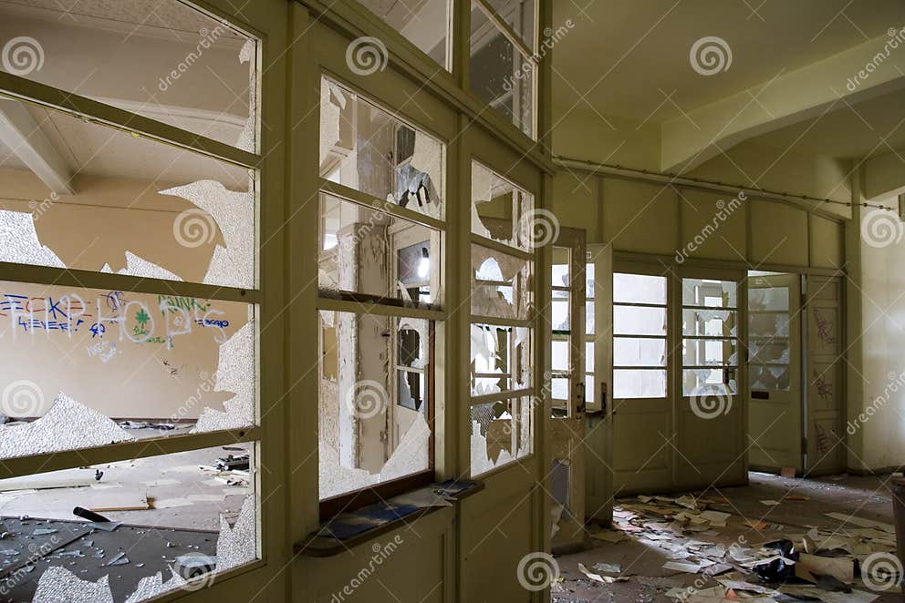 Old office building stock image. Image of destruct, desertification ...