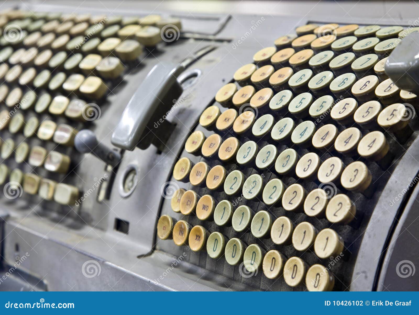 Old office machine stock photo. Image of historical, traditional 10426102