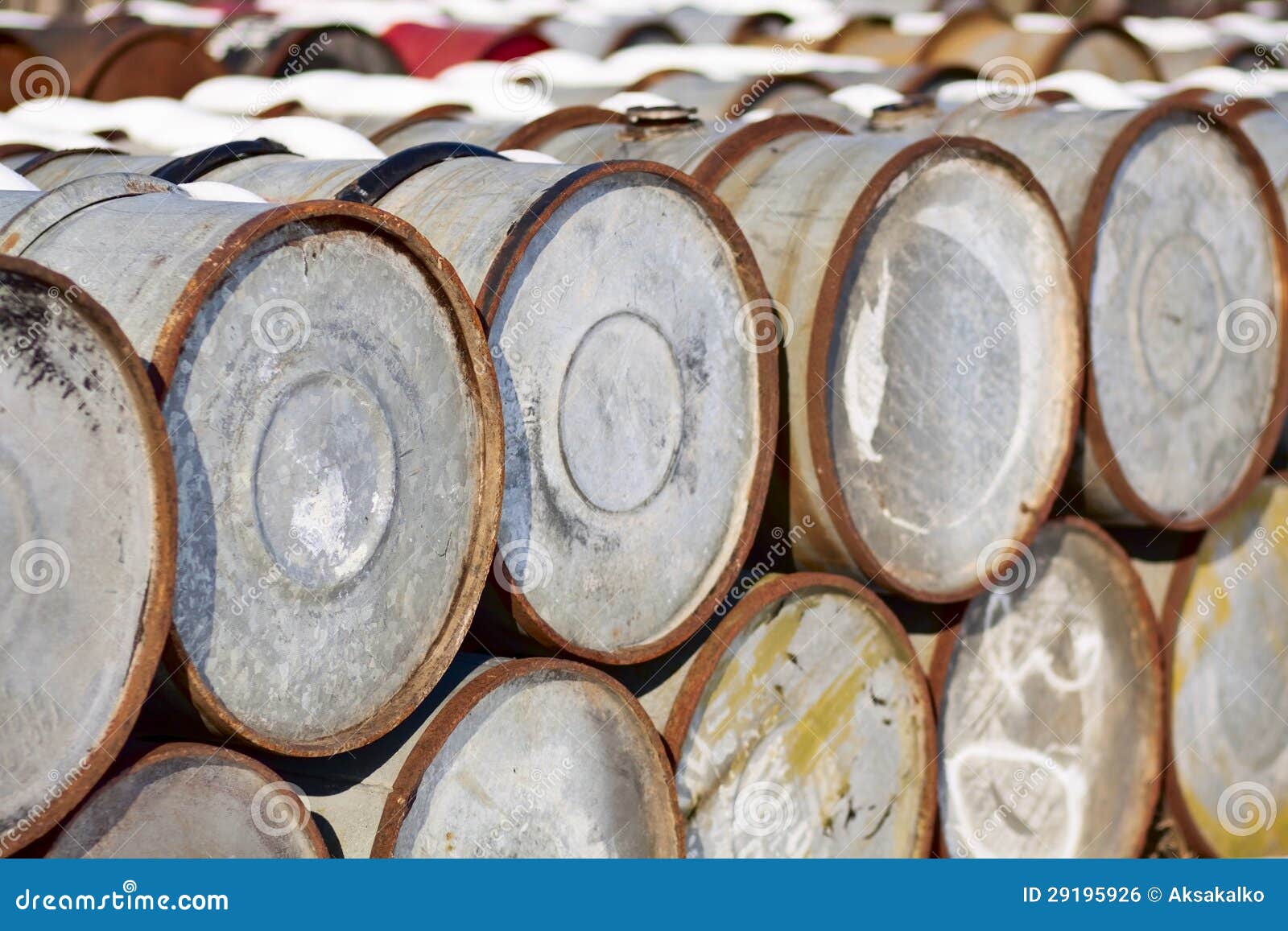 Old oil barrels stock photo. Image of fear, metal, gallon 29195926