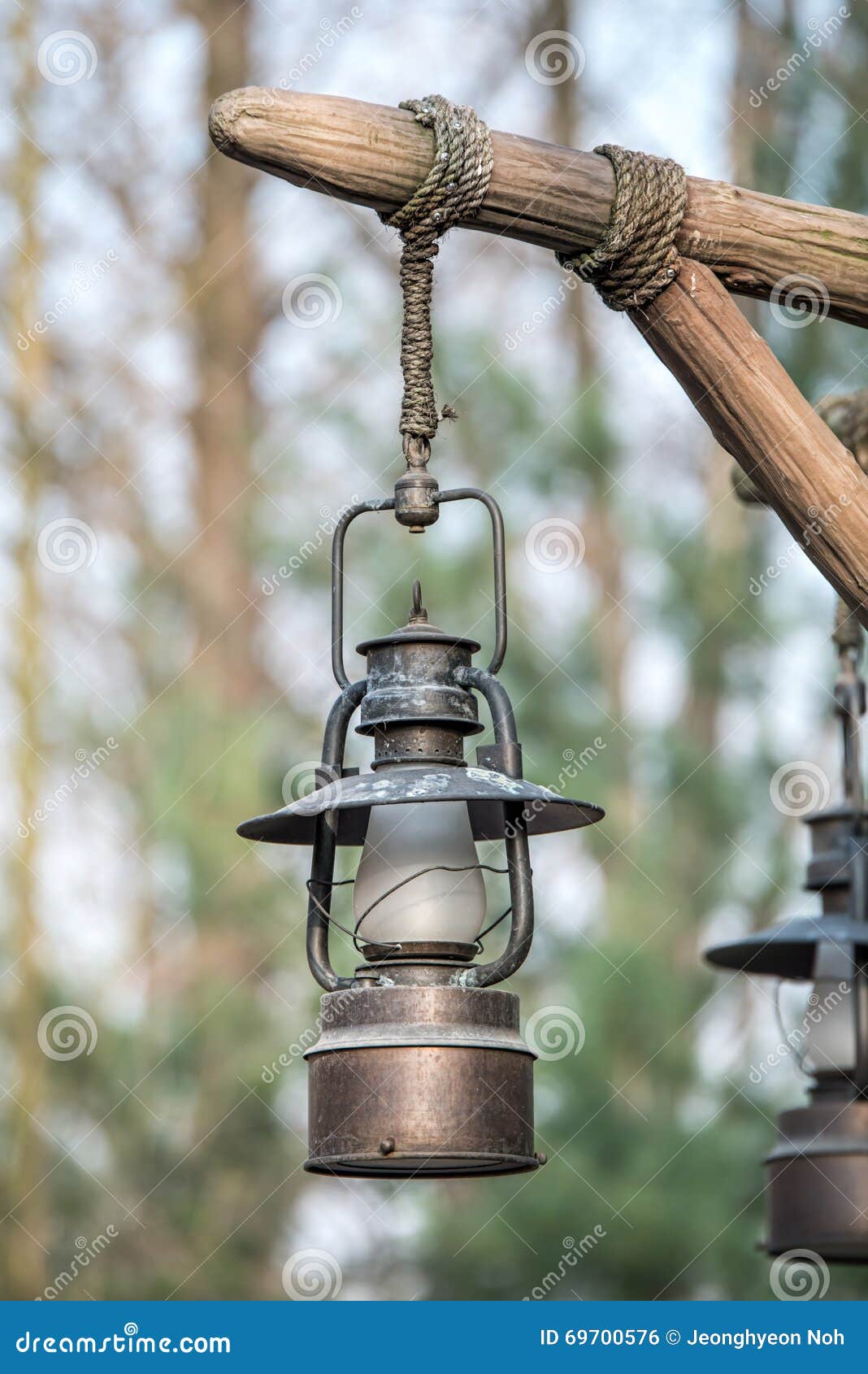 Old oil lamp. stock photo. Image of light, decoration 69700576
