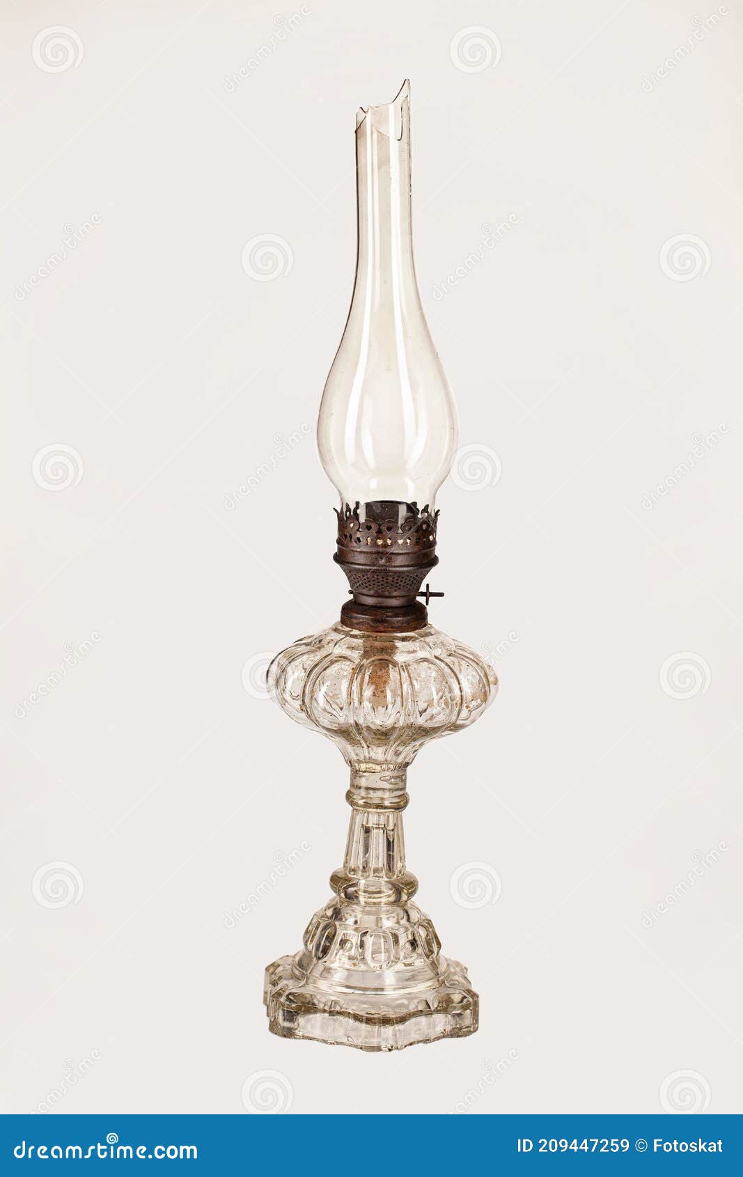 Old Oil Lamp stock image. Image of lamp, flare, copper 209447259