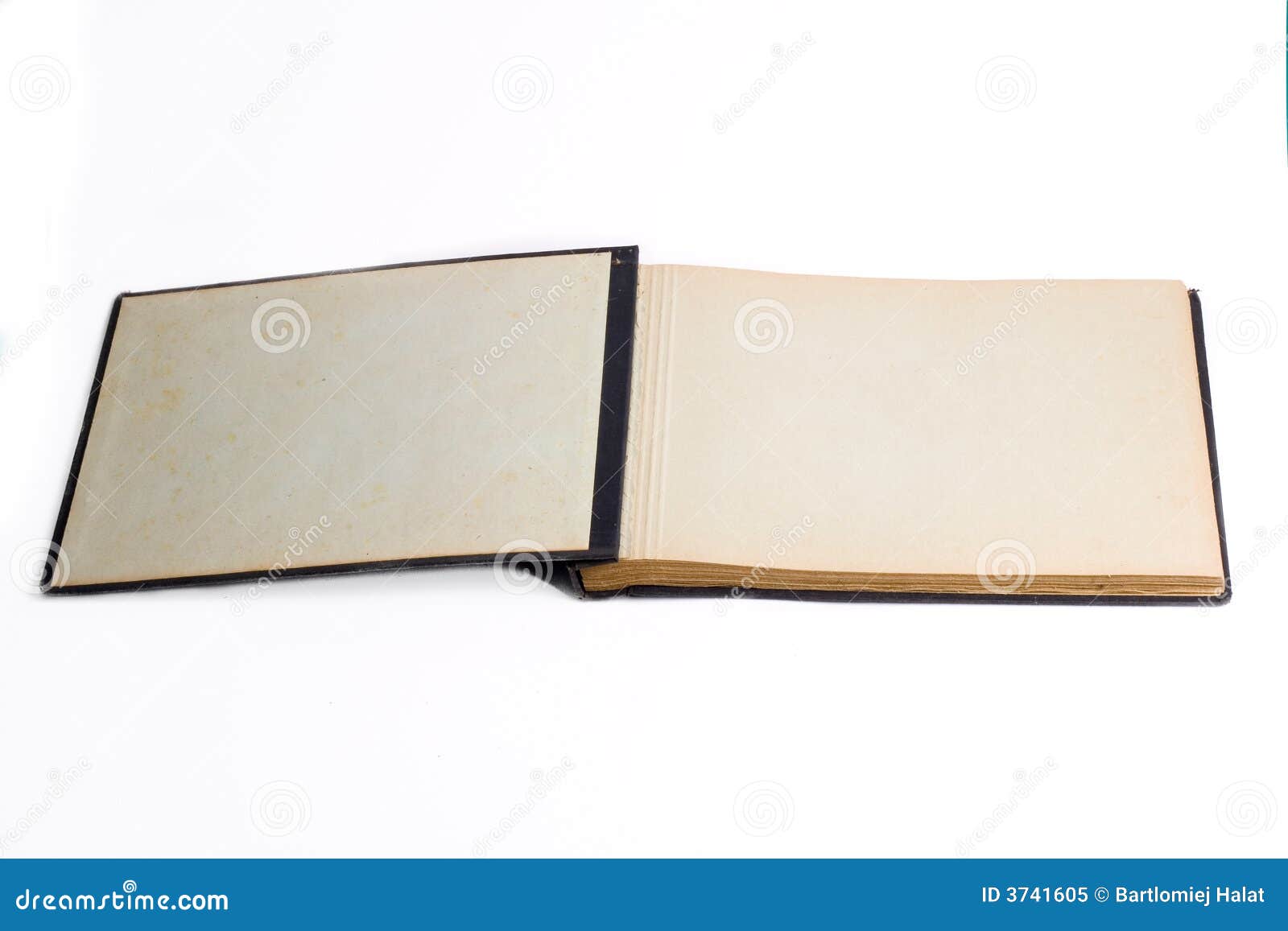 Old Open Book / Photo Album Stock Image Image of diary, styled 3741605