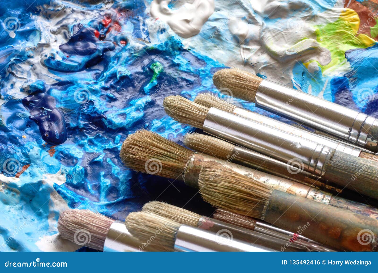 Sneaker, paint and brush stock photo. Image of blue - 141639744