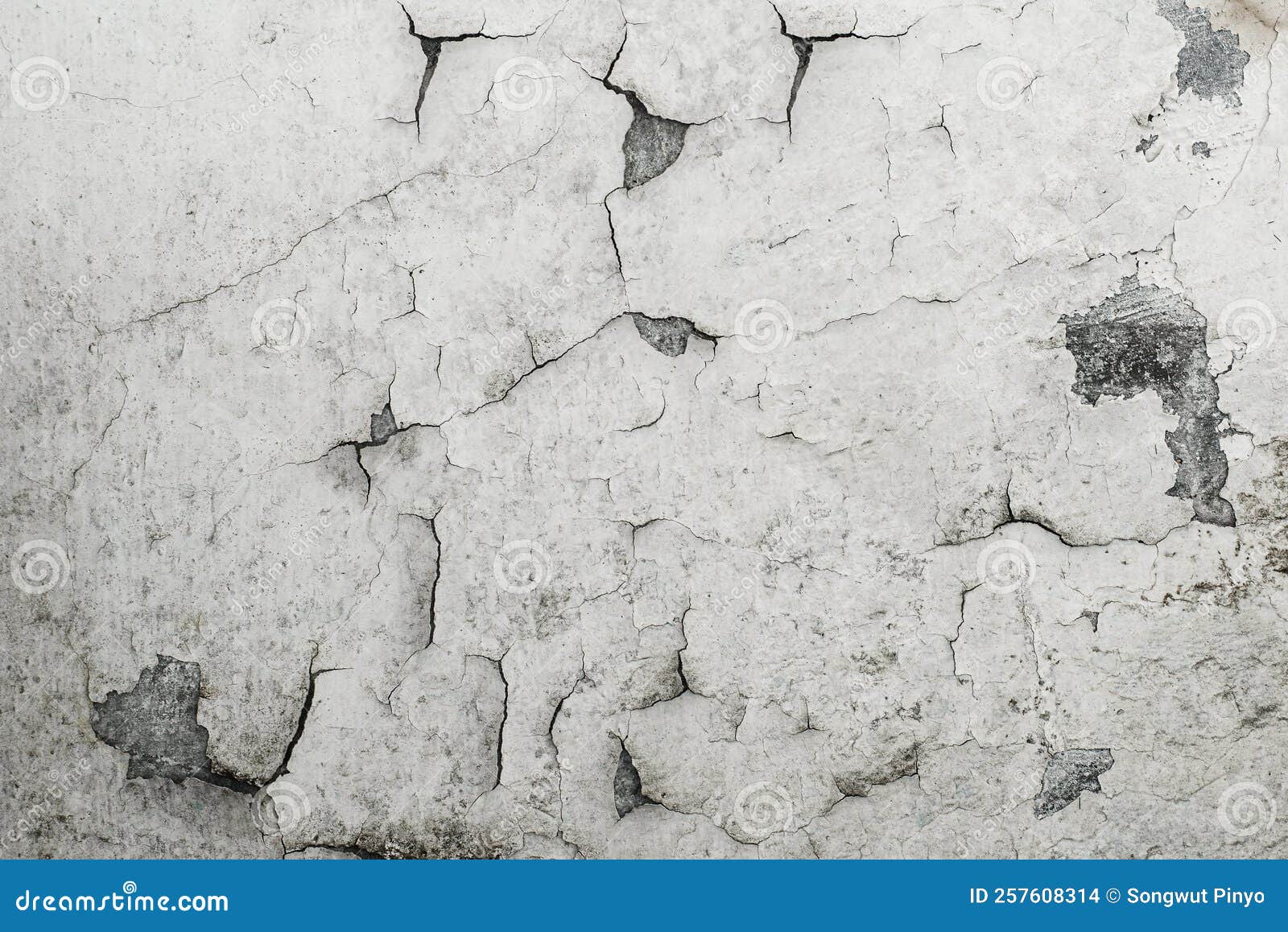 Old Paint on Peeling Plaster Walls for Background Art Stock Photo