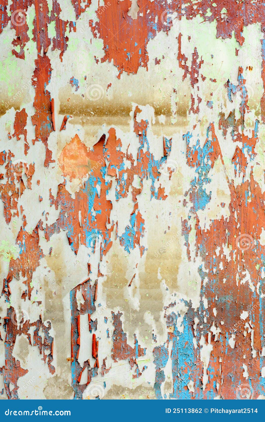 Old Paint on a Wall stock photo. Image of colour, background 25113862
