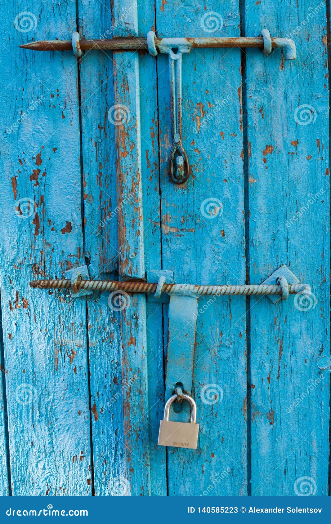 Old painted door stock image. Image of rusty, rust, iron 140585223