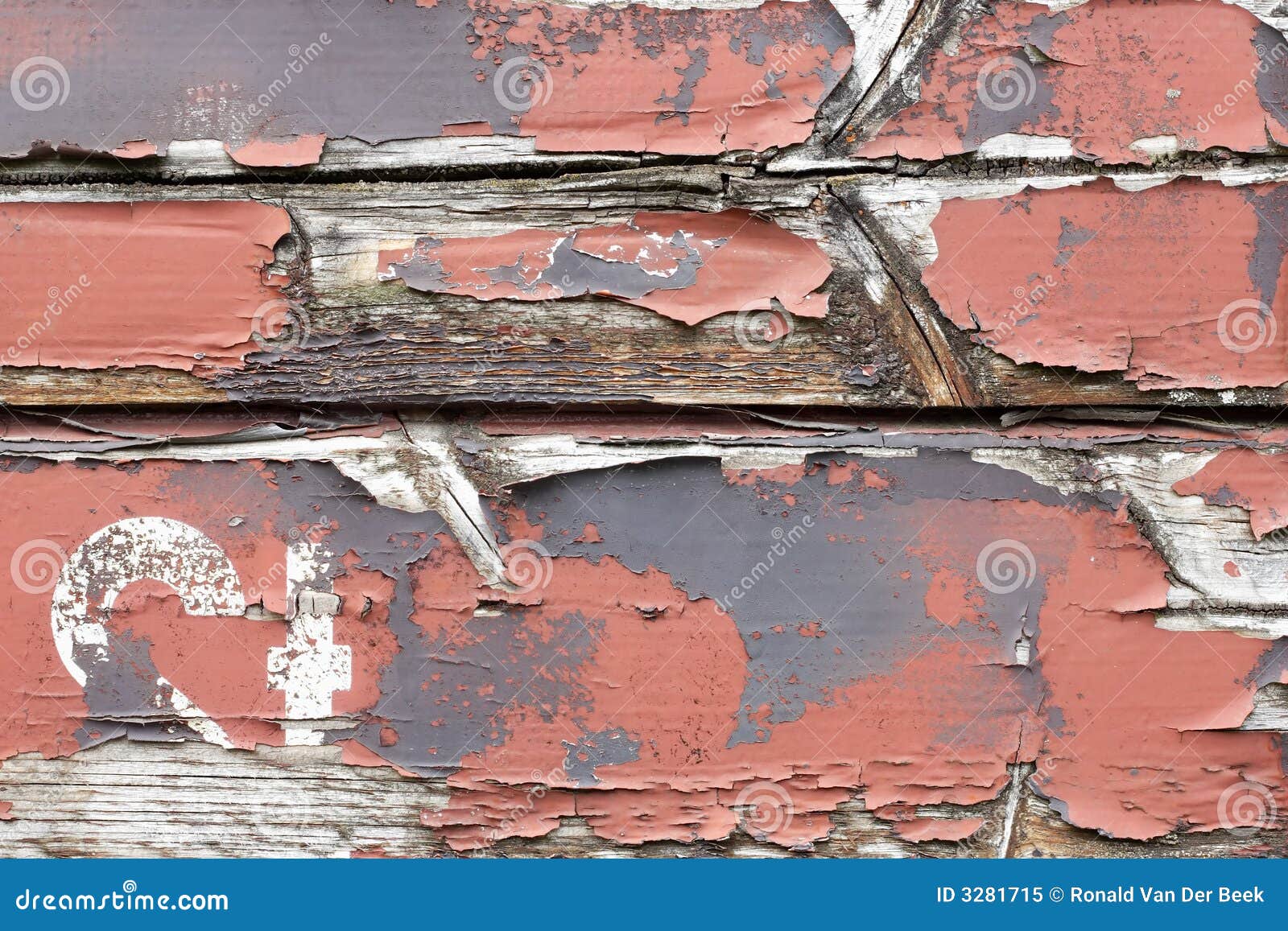 Old painted wooden planks stock image. Image of background 3281715