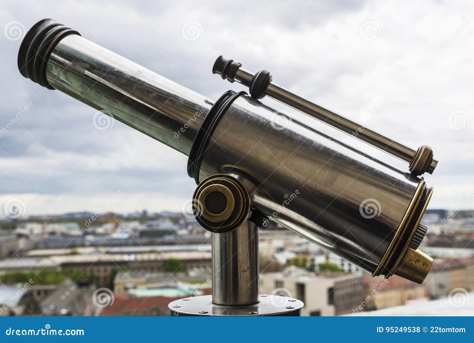 Old Panoramic Telescope in the Berlin Cathedral in Germany Stock Photo Image of berlin