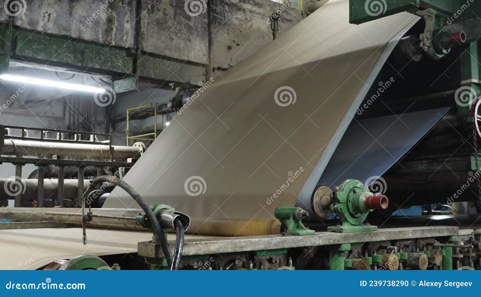 An Old Paper Mill in the Process of Producing Technical Paper Stock