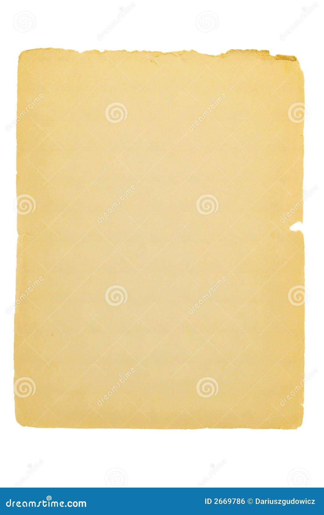 Old Paper Page With Torn Edges Stock Photo Image of manuscript, rough