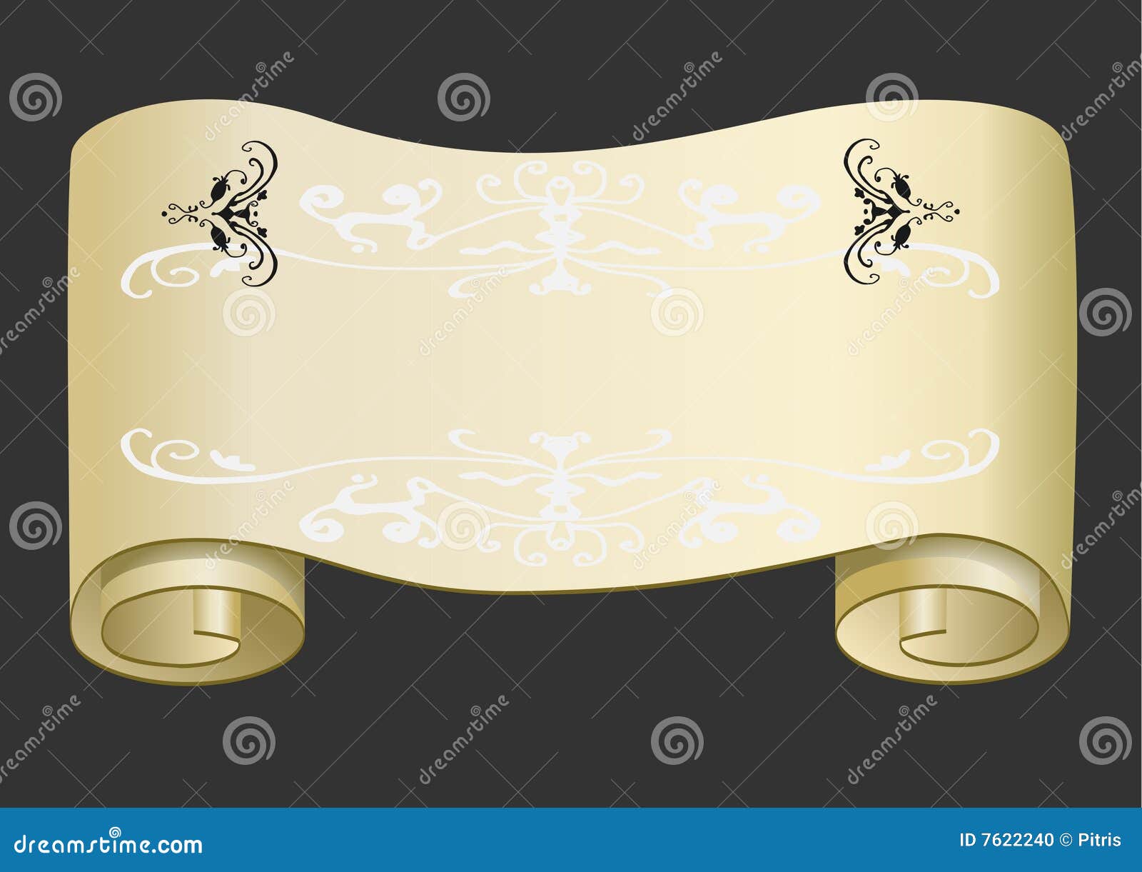 Old Paper Scrol Stock Illustration Illustration Of Scroll Old Paper Scrol Stock Illustration Illustration Of Scroll