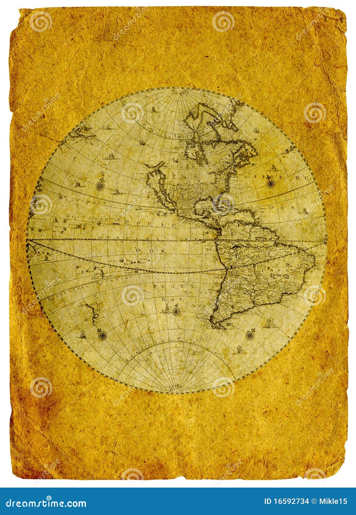 Old Paper World Map Stock Photo Image Of Border Earth