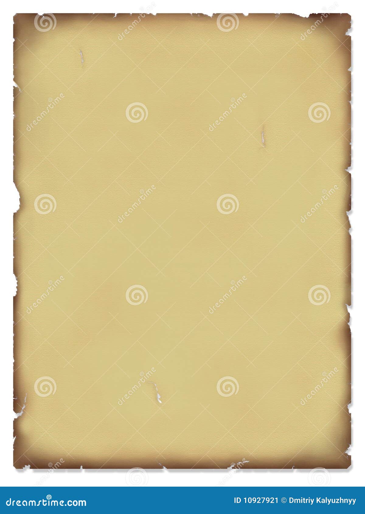 Old parchment stock image. Image of letter, page, burn 10927921