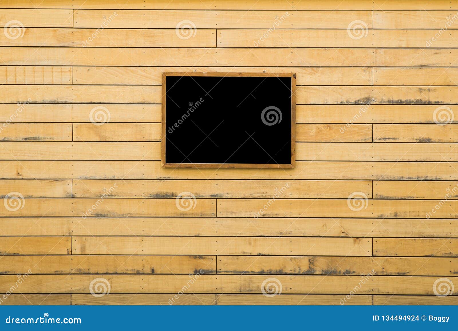 Old Picture Frame On Vintage Wood Wall Stock Photo Image of material, grungy 134494924