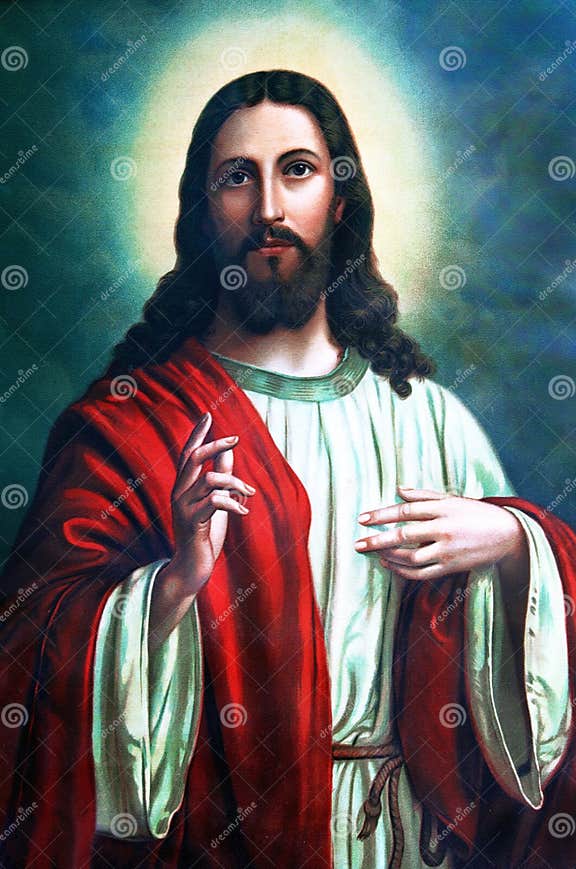 Christ Jesus stock photo. Image of saint, icon, painting - 29821250
