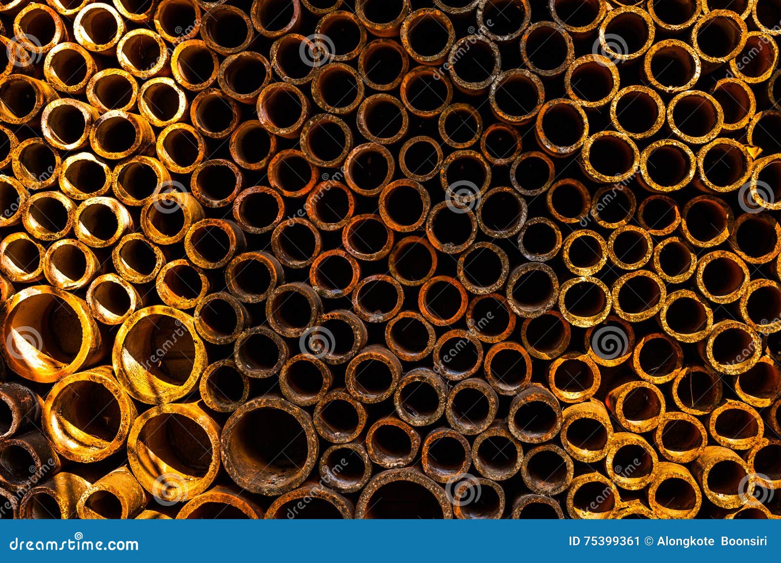 Old Pipe Abstract Design Background. Stock Image - Image of supply