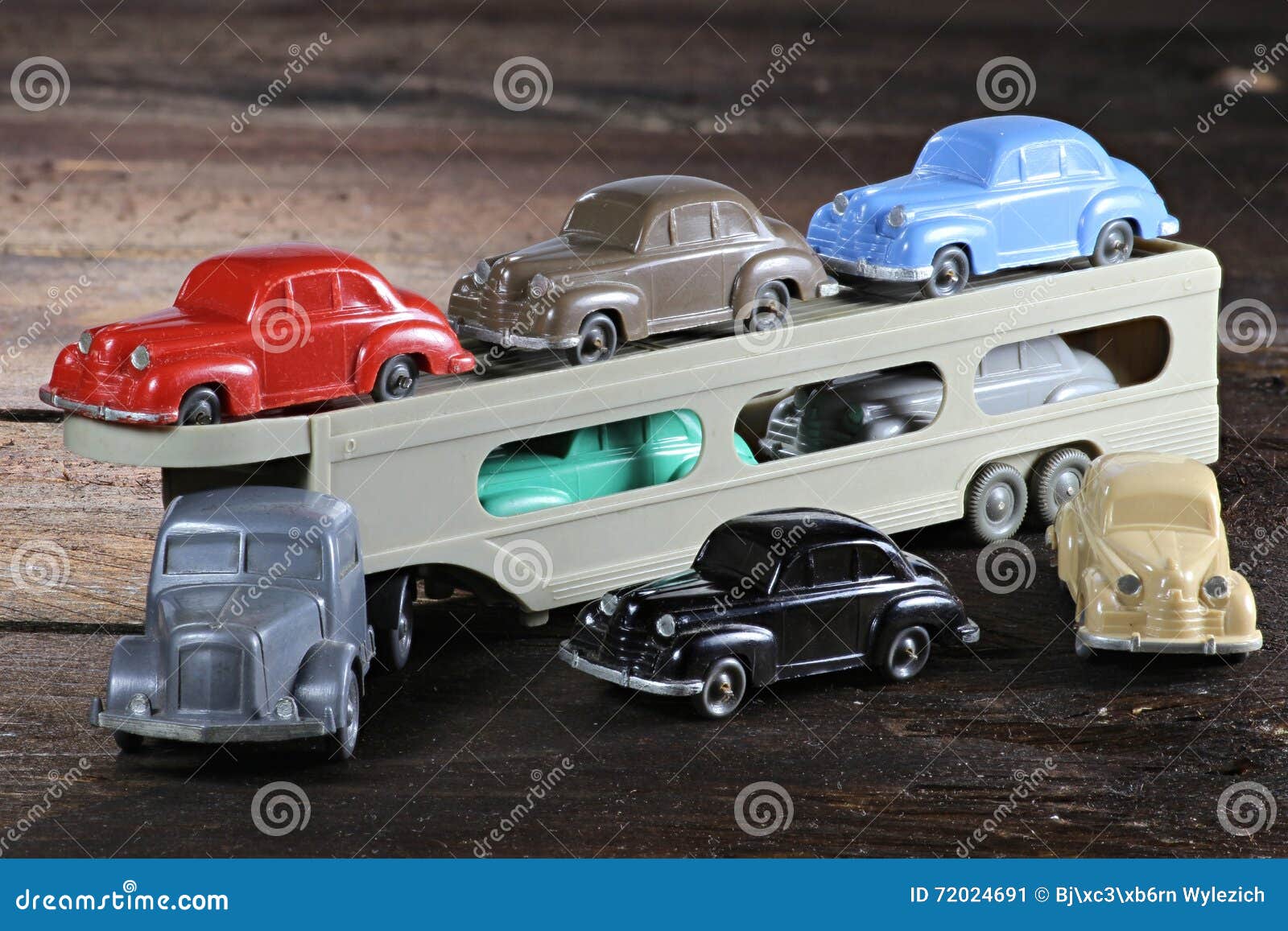 Old Plastic Model Transporter Stock Image - Image of postwar, transport ...