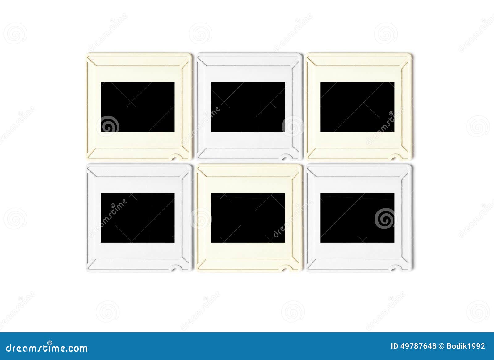 Old Plastic Slide Film Mount Frame Stock Photo Image of background
