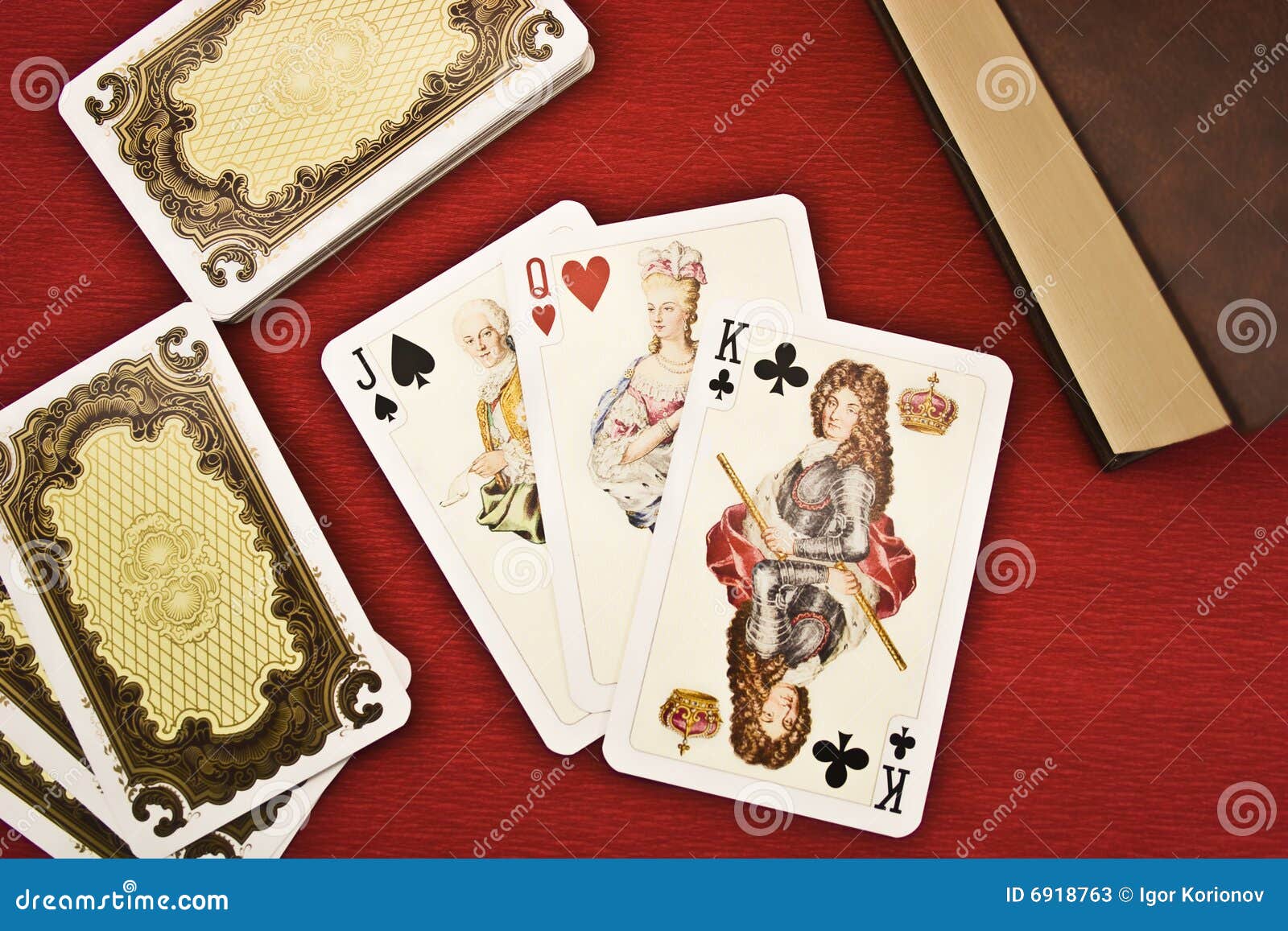 Old playing stock image. Image of king, beige, book, cover - 6918763