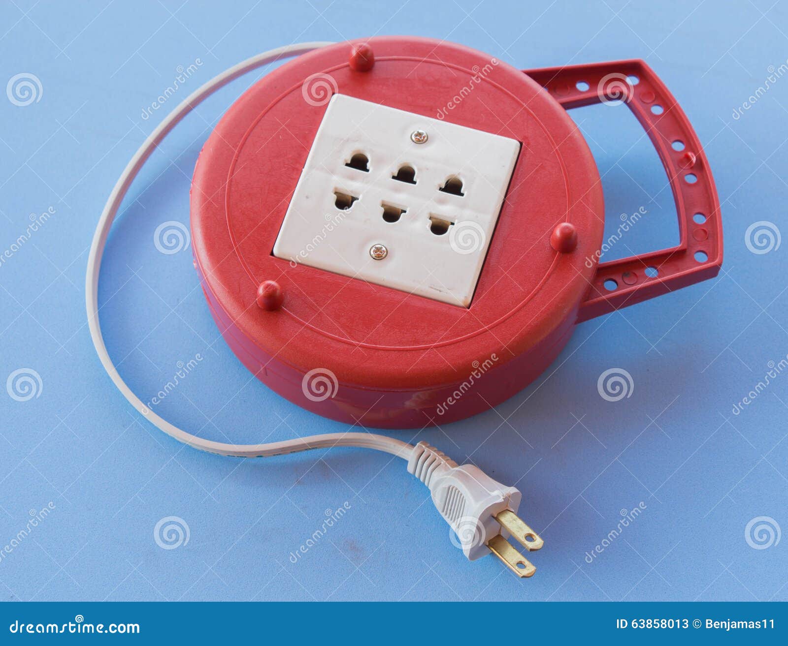 Old Plug Electrical Power Strip Stock Image Image of protection