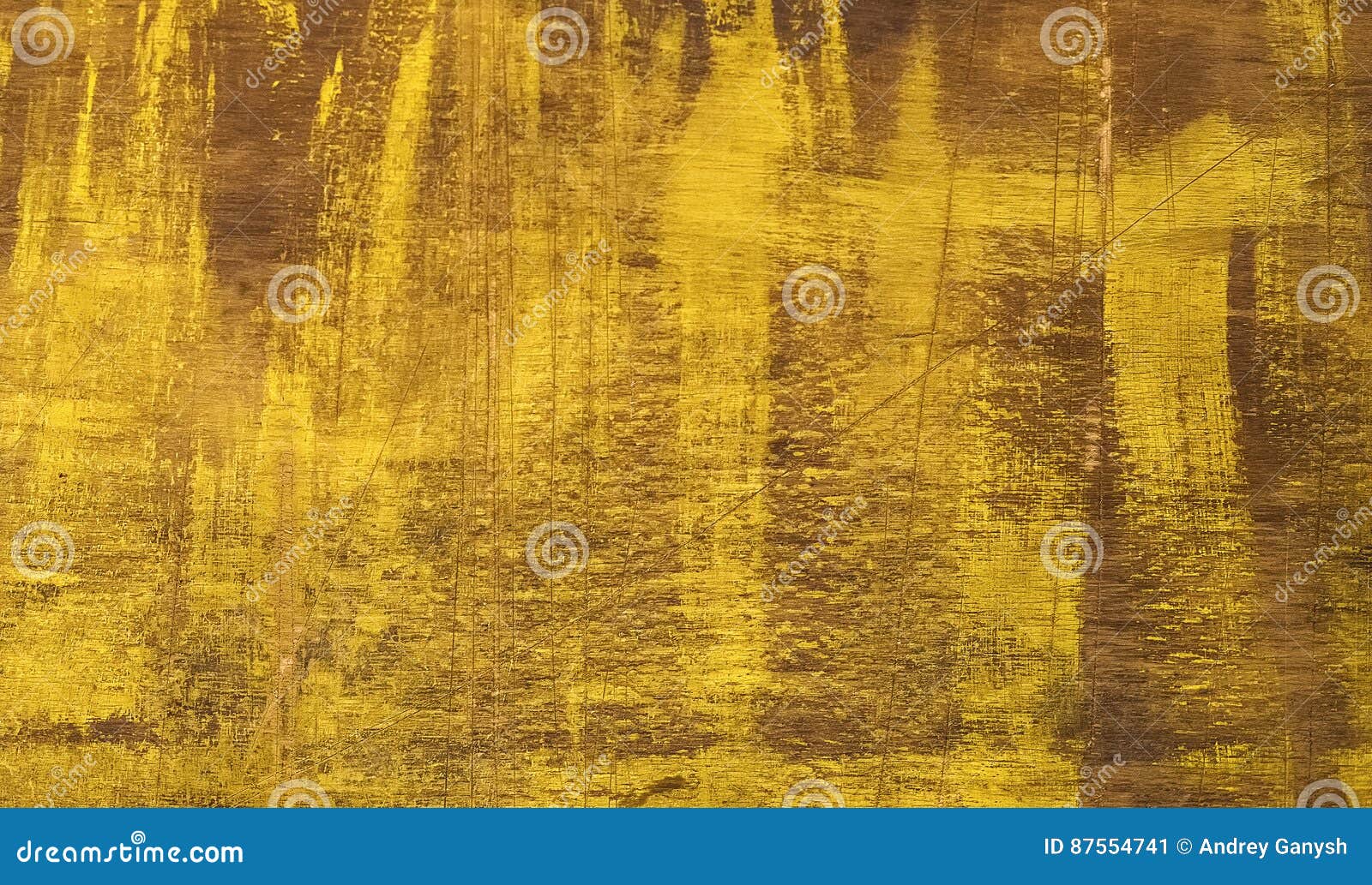 Old Plywood Texture Painted with Yellow Paint Stock Image Image of