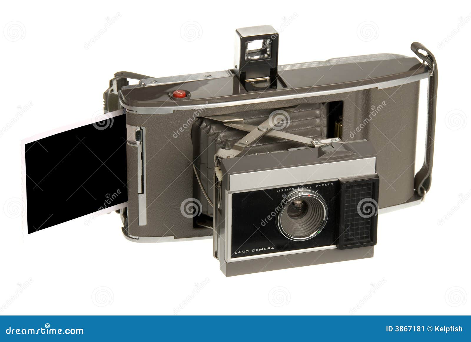 Old Polaroid camera stock image. Image of print, film 3867181