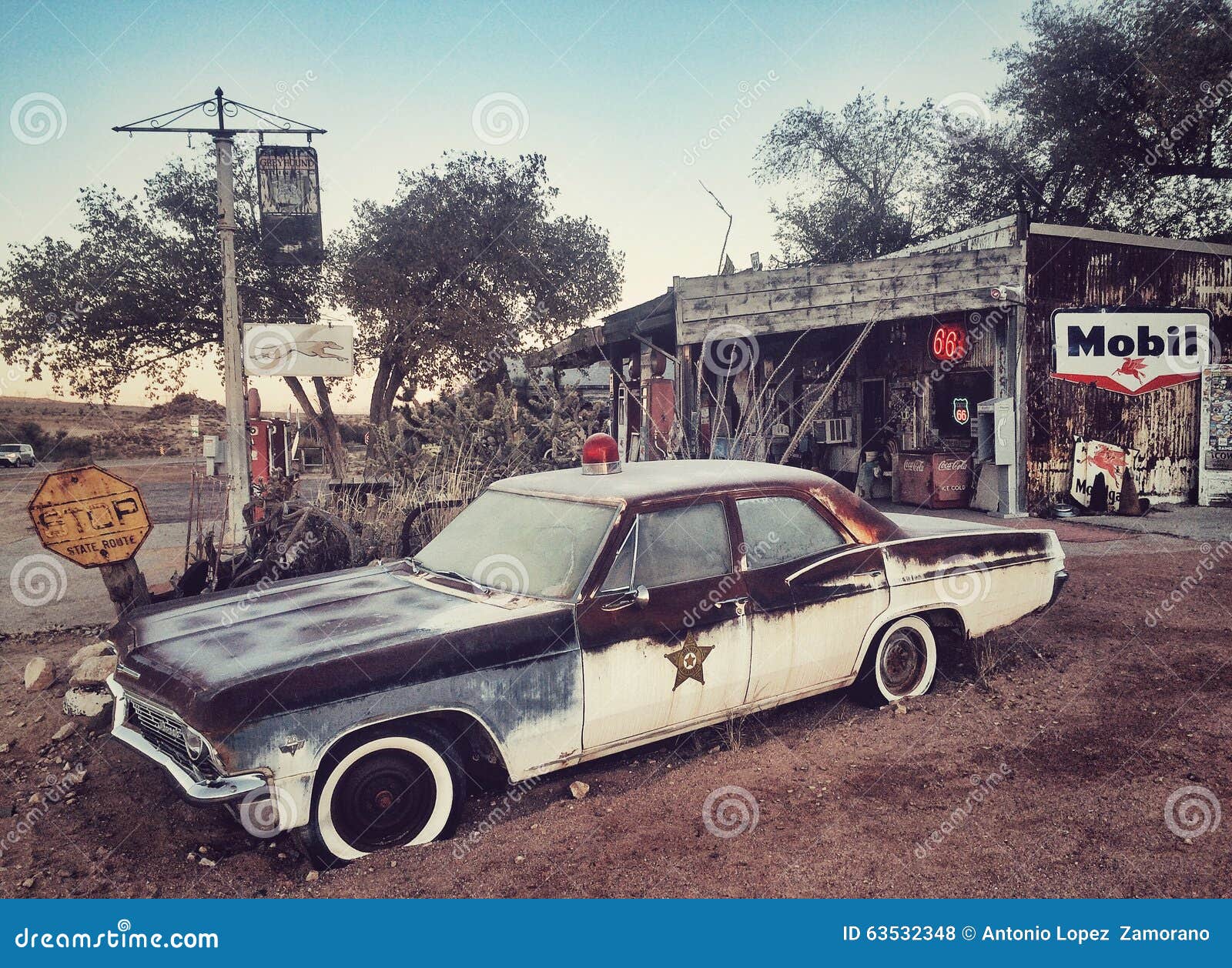 Old police car editorial stock photo. Image of police - 63532348