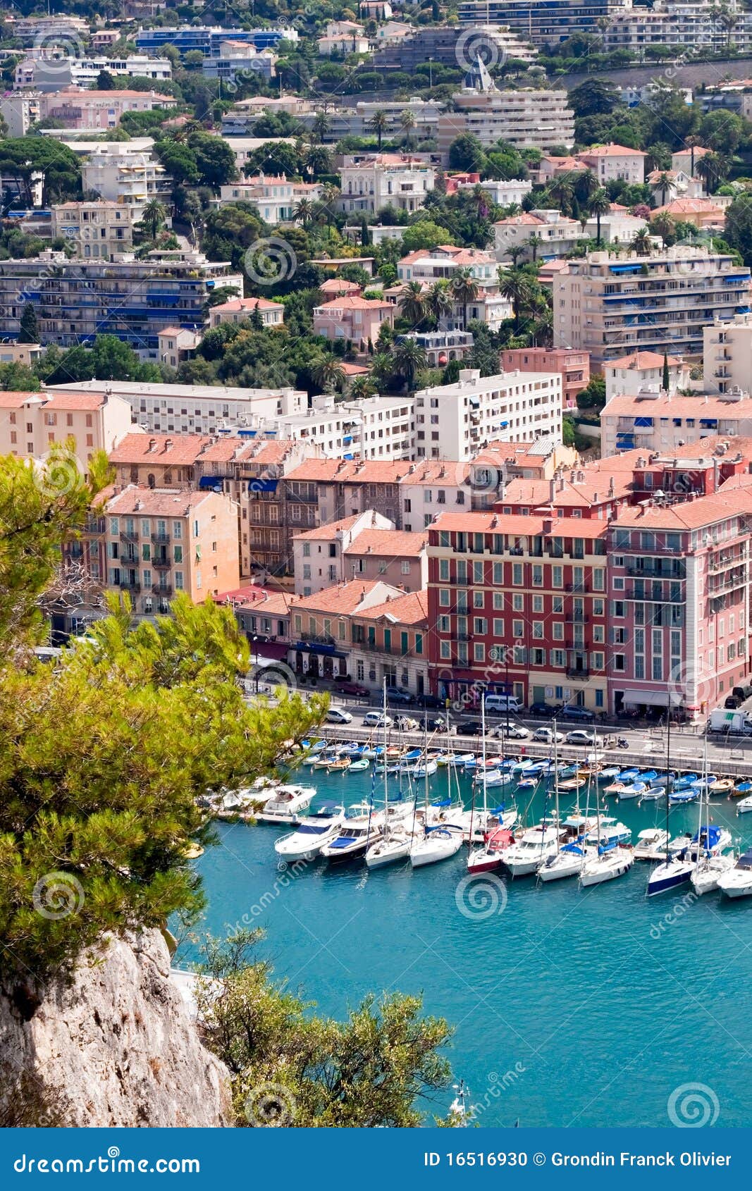 Old port of Nice stock photo. Image of buildings, ships 16516930