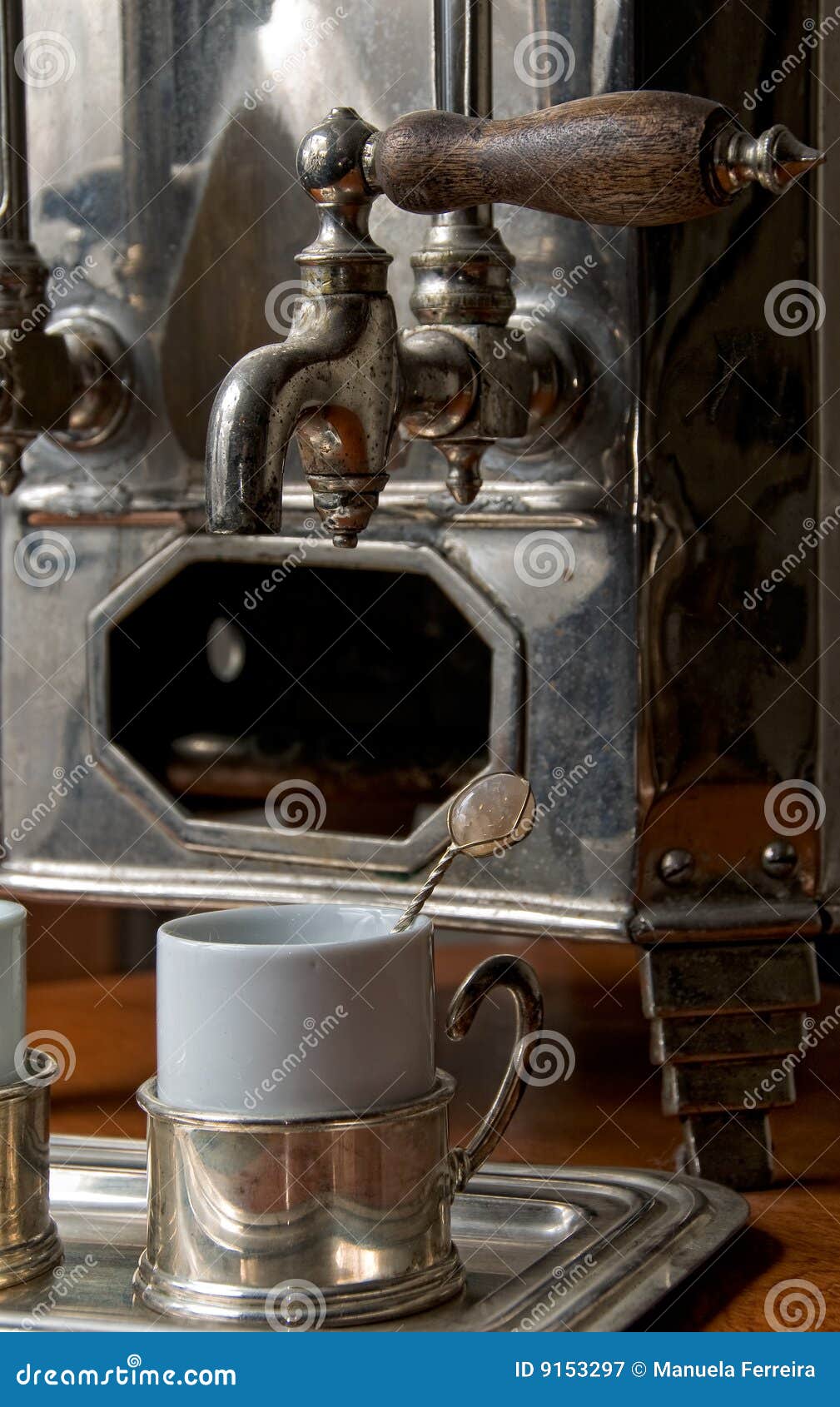 Old Portuguese Hot Coffee Machine Stock Image Image of machine