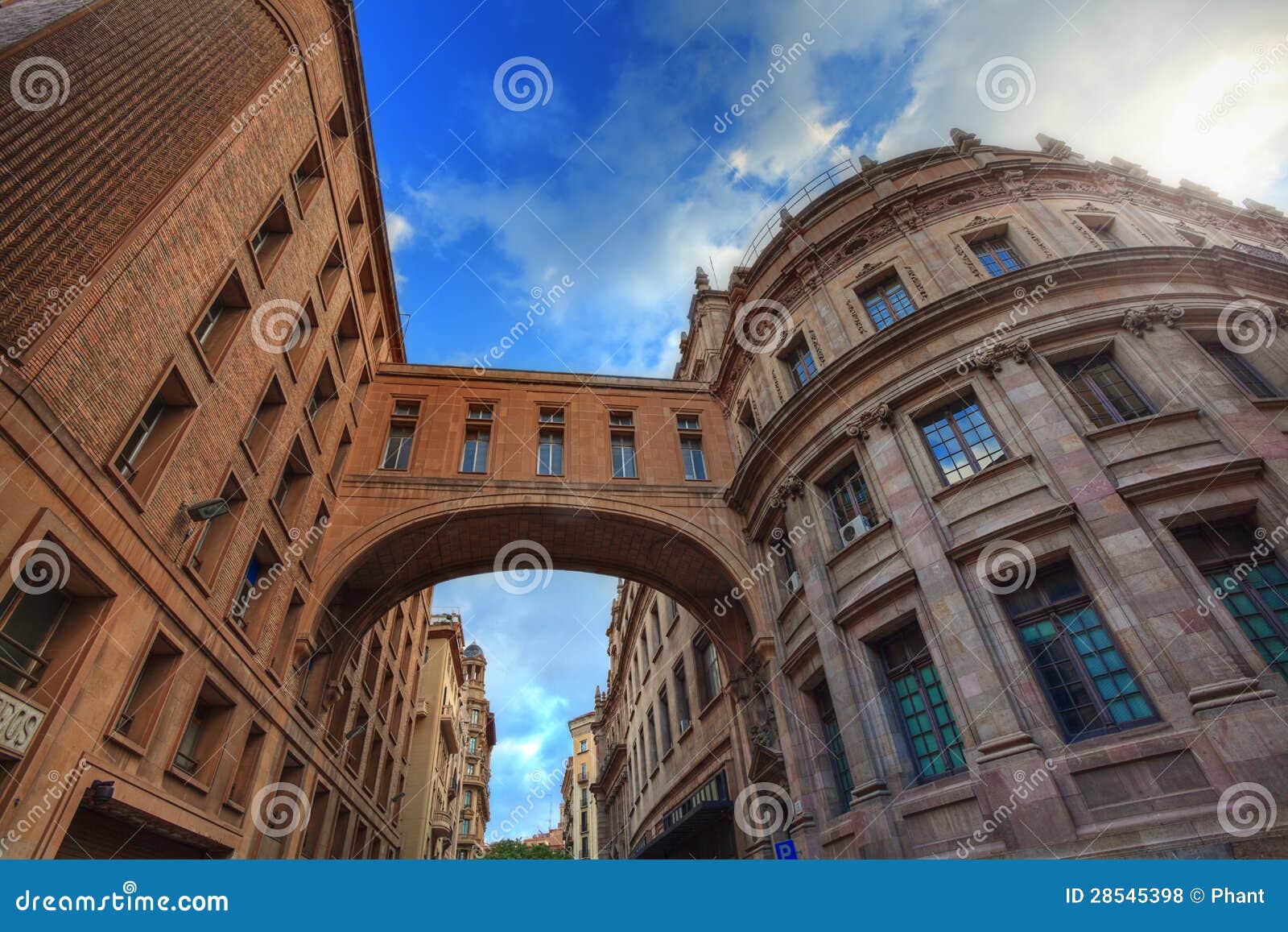 Old Post Office in Barcelona, Spain. Stock Photo Image of post