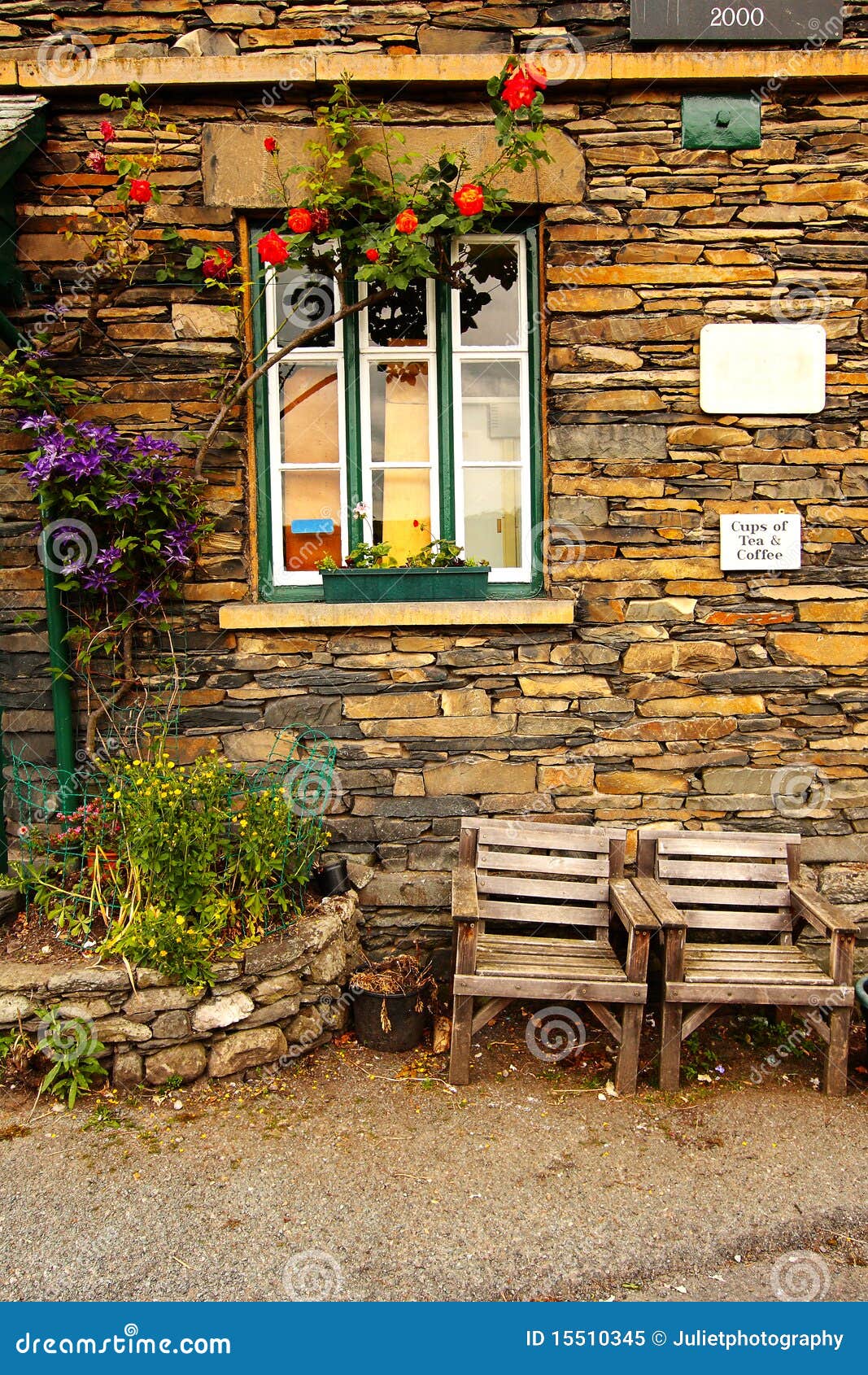 Old Post Office in Troutbeck Stock Image Image of village, country