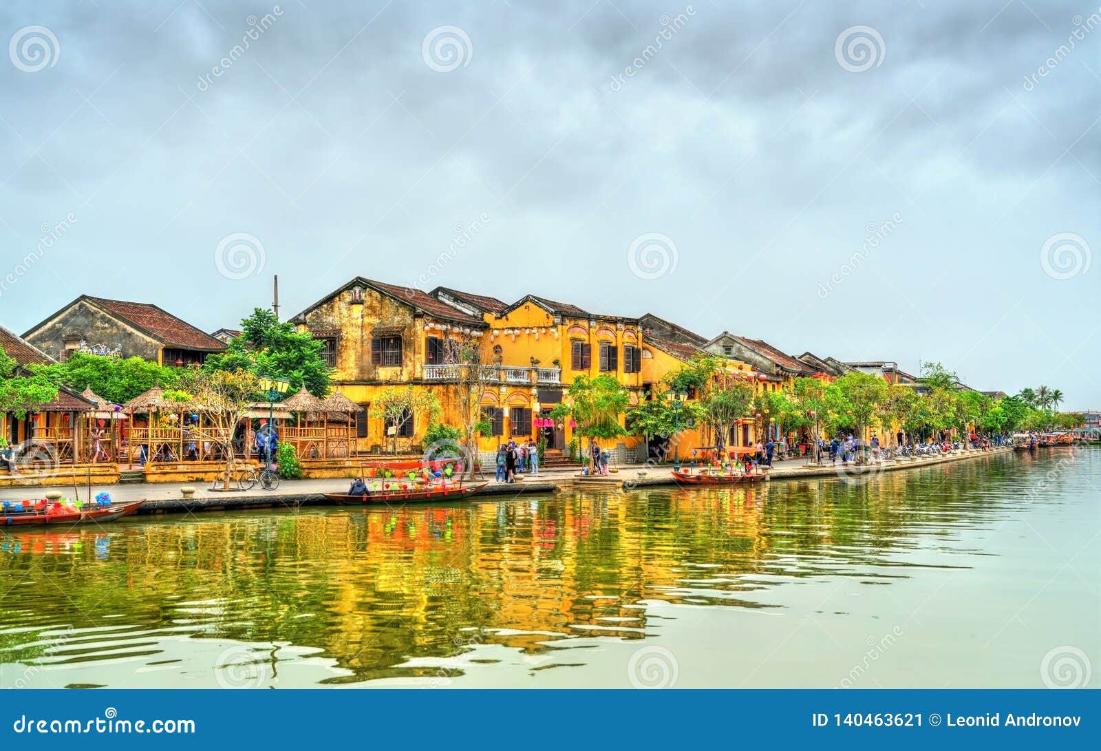 old quarter of hoi an town in vietnam