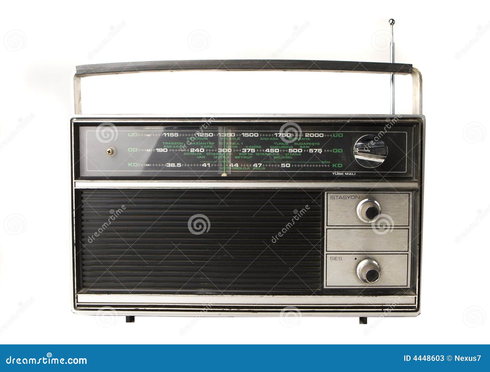 Old Radio stock image. Image of isolated, 1970, antique 4448603