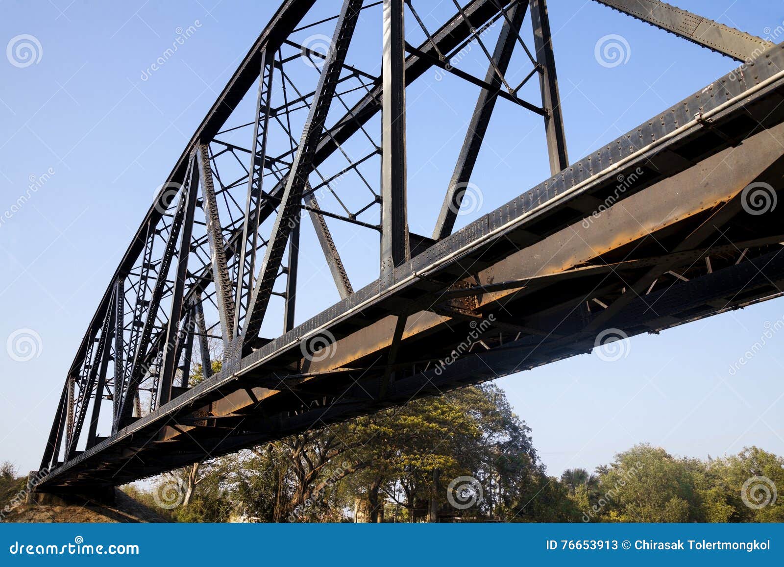 old rail way bridge vintage.