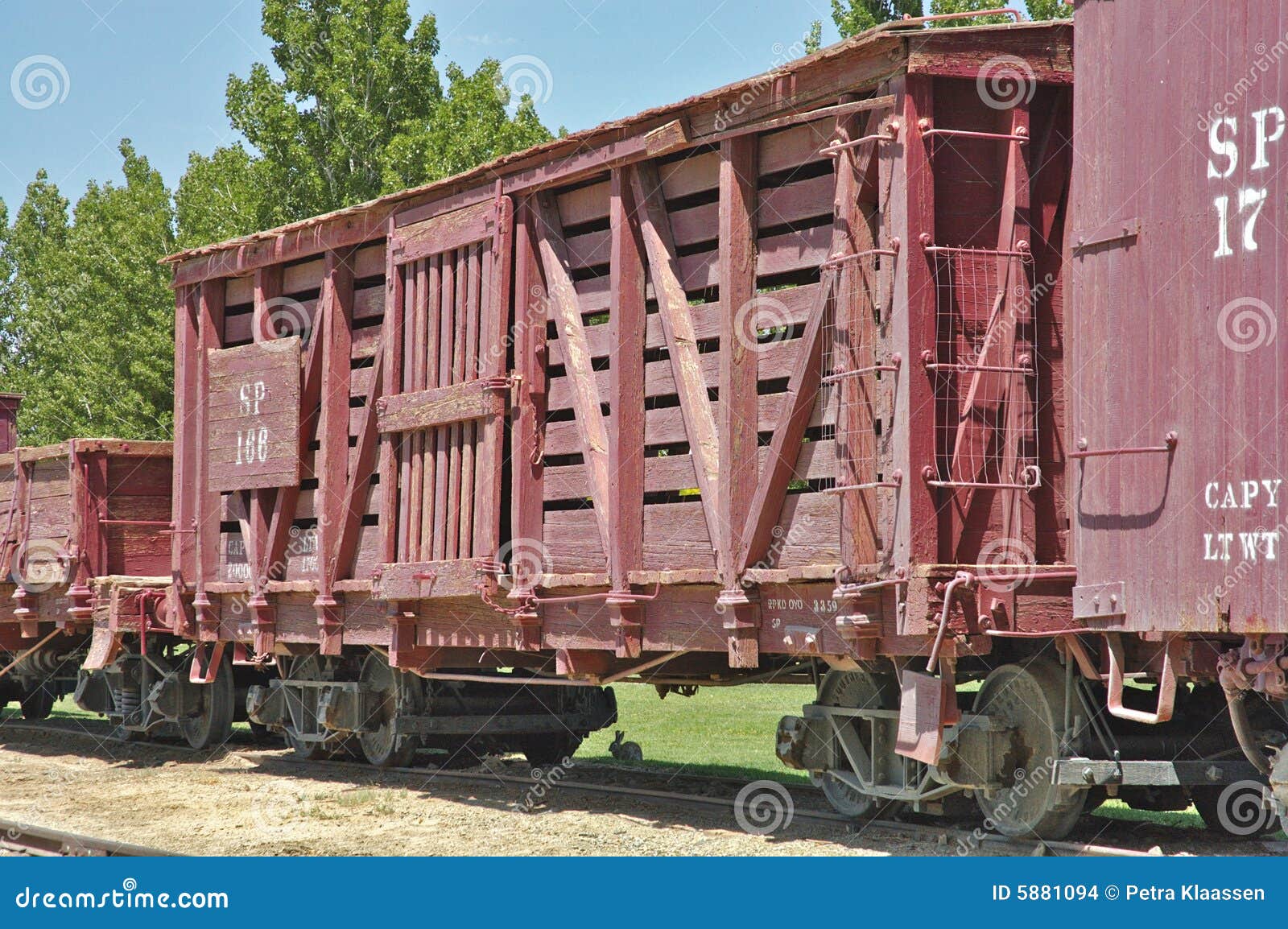 old railroad boxcar