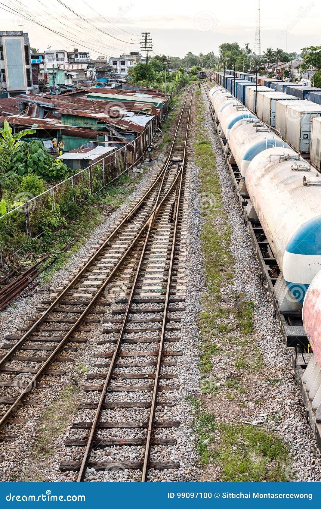 Old Railroad Tracks with Patterns Stock Photo Image of patterns, metal 99097100