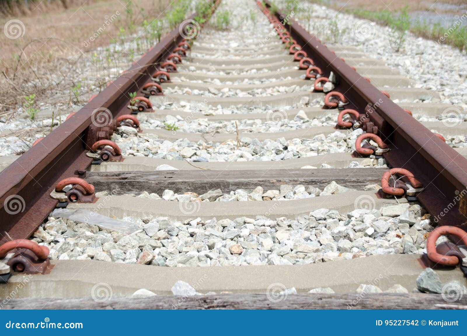Old Railroad, Vintage Train Track Stock Photo Image of tracks