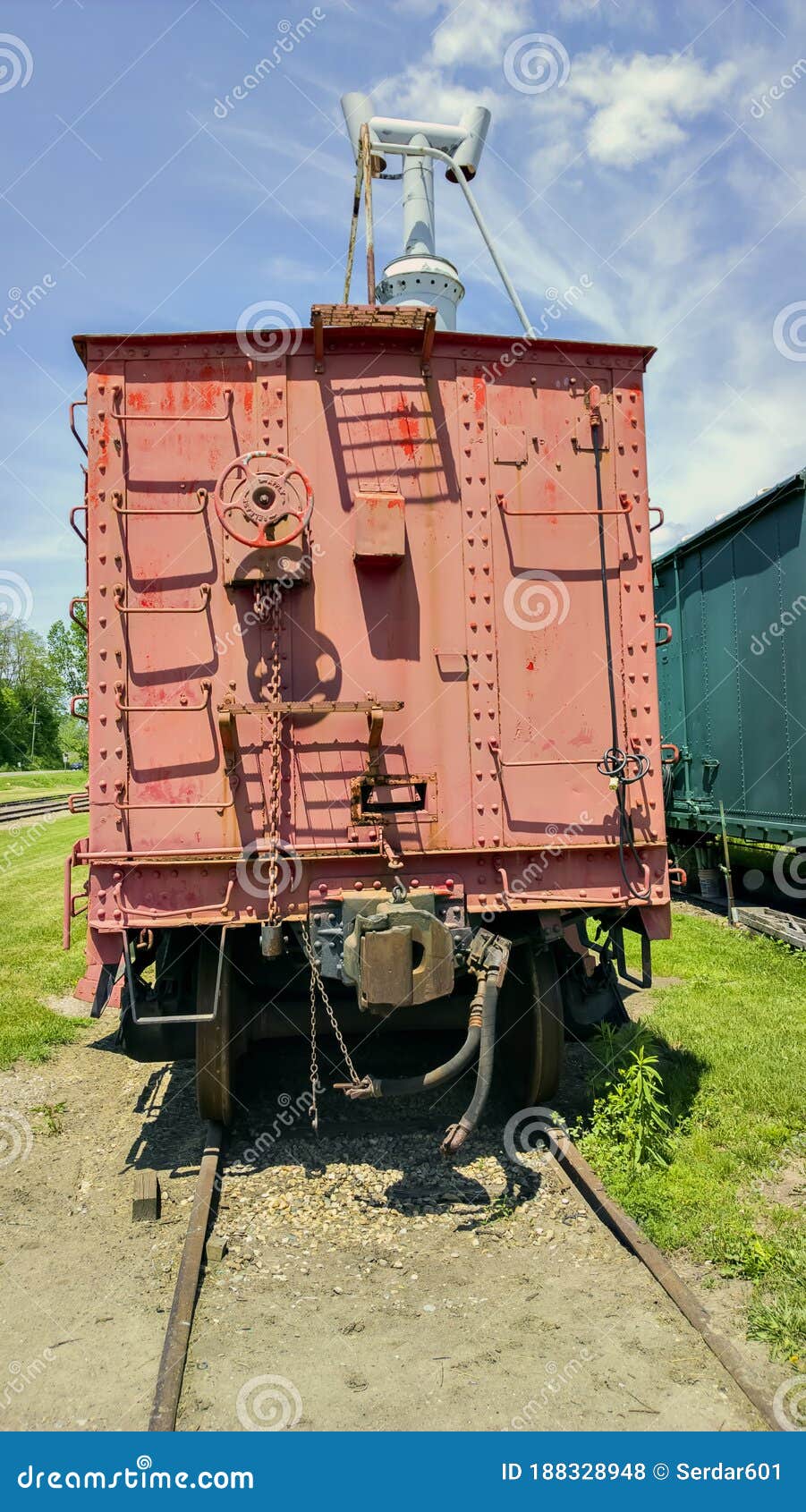 Railway car stock photo. Image of travel, station, industry 188328948