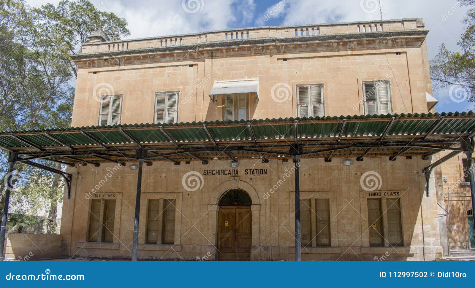 The Old Railway Station Birkirkara Malta Stock Photo - Image of malta ...