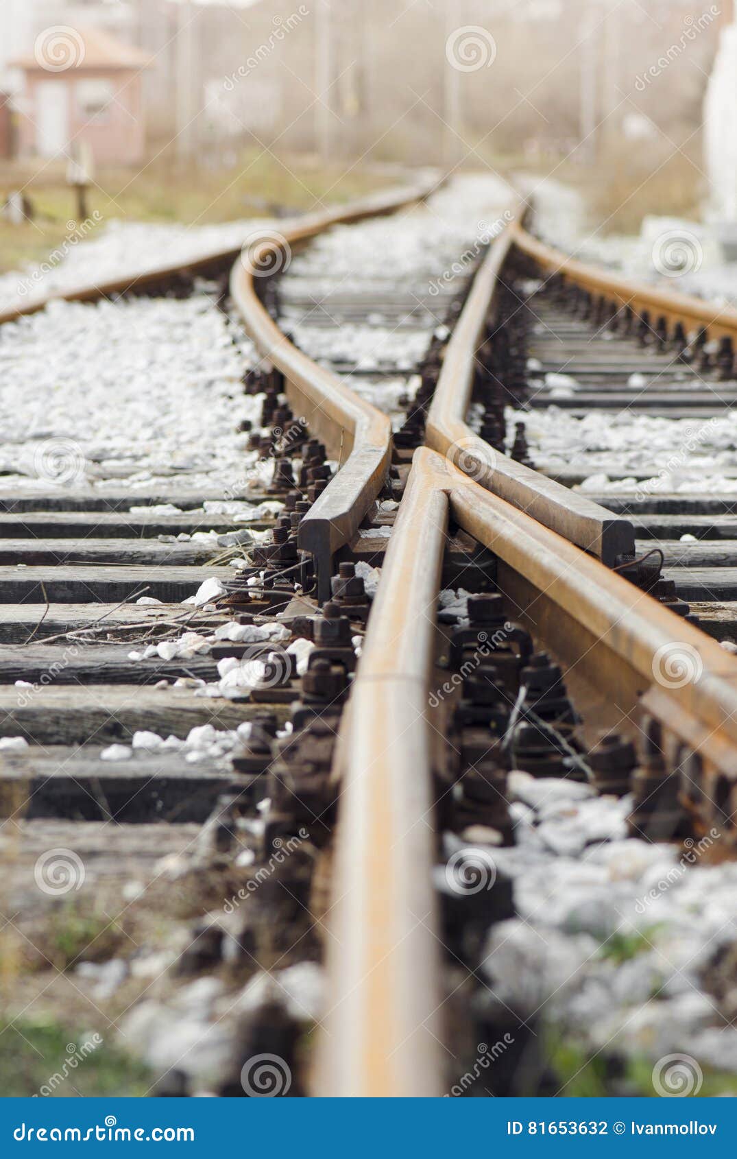 Old Railway Tracks stock photo. Image of transportation 81653632
