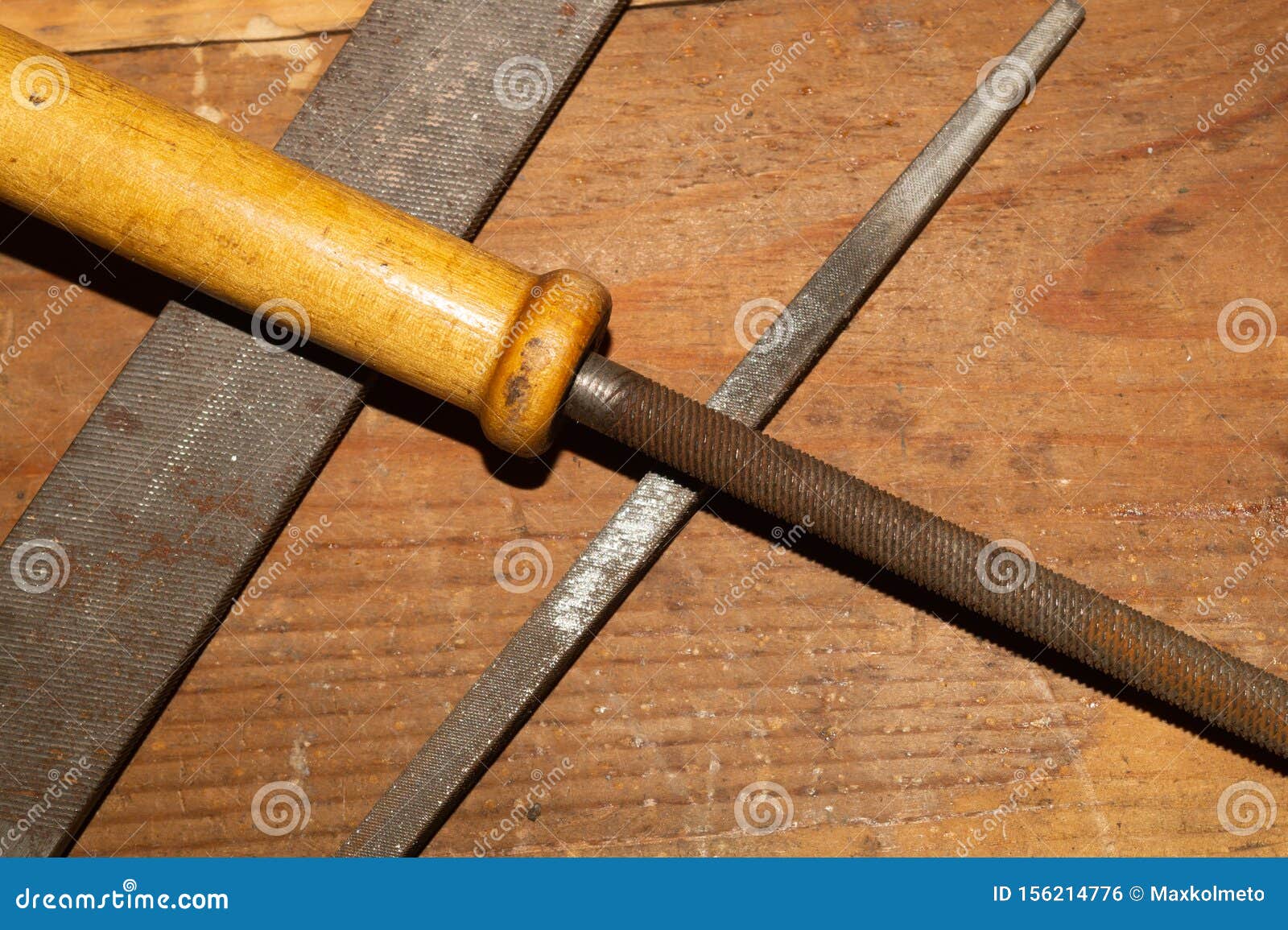 Old Rasp. Different Carpentry Files. Various Graters. Instrument for