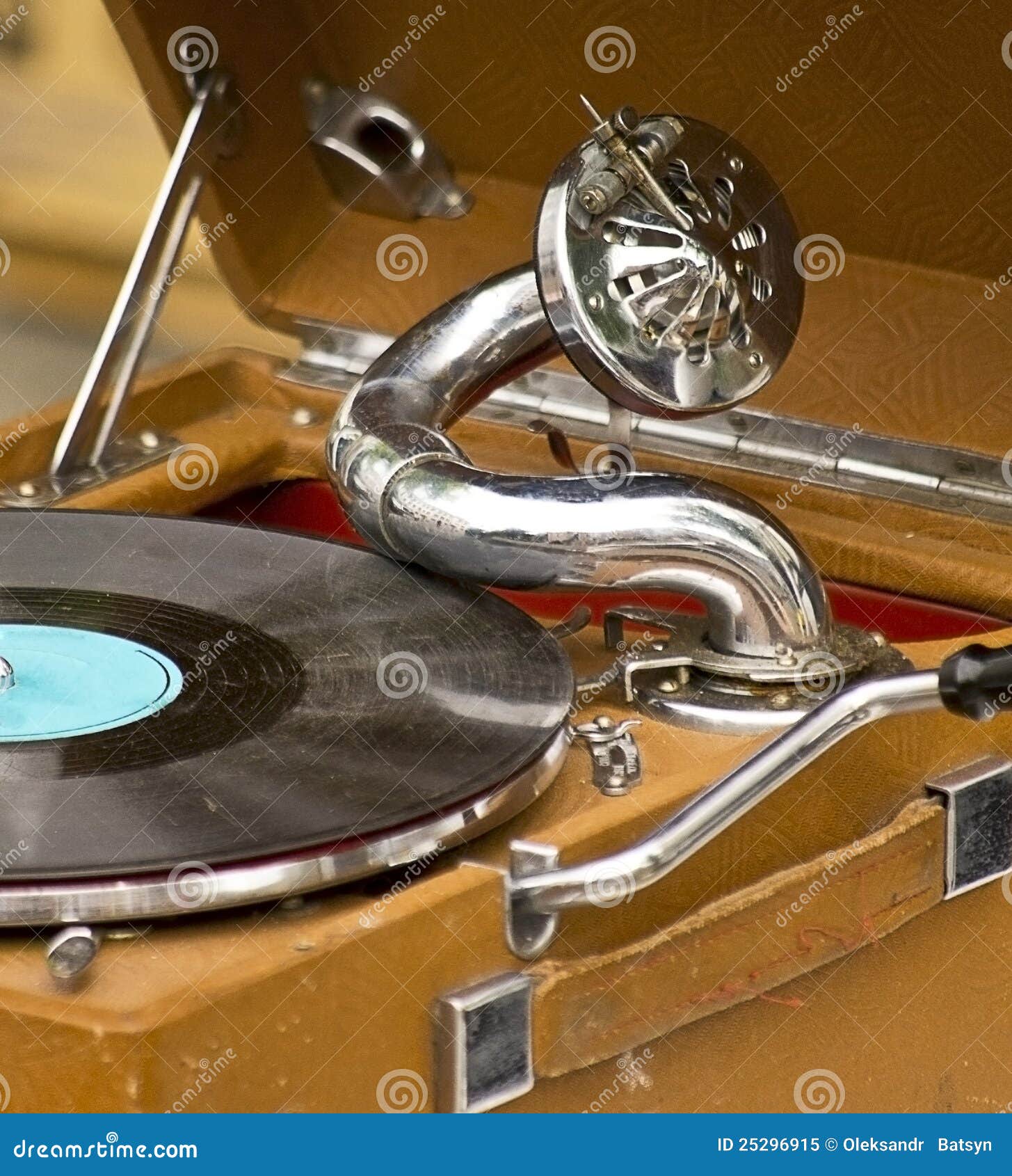 Old record stock image. Image of entertainment, machine - 25296915